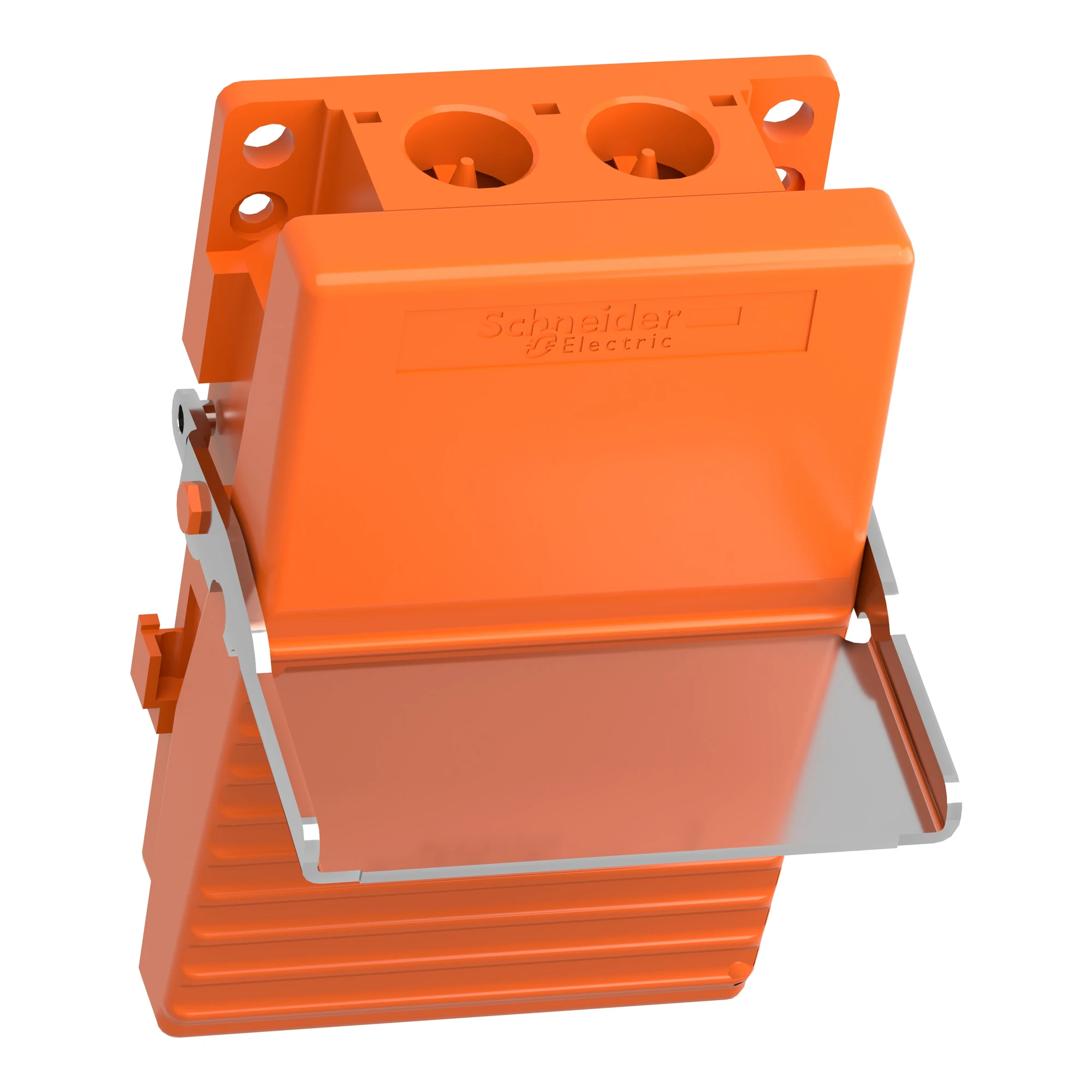 Schneider Electric XPER810 Foot switch, Harmony XPE, single, metal, orange, 1-stage, 1NC+1NO, IP66 (img_007) Schneider Electric XPER810 Foot switch, Harmony XPE, single, metal, orange, 1-stage, 1NC+1NO, IP66 (img_007)