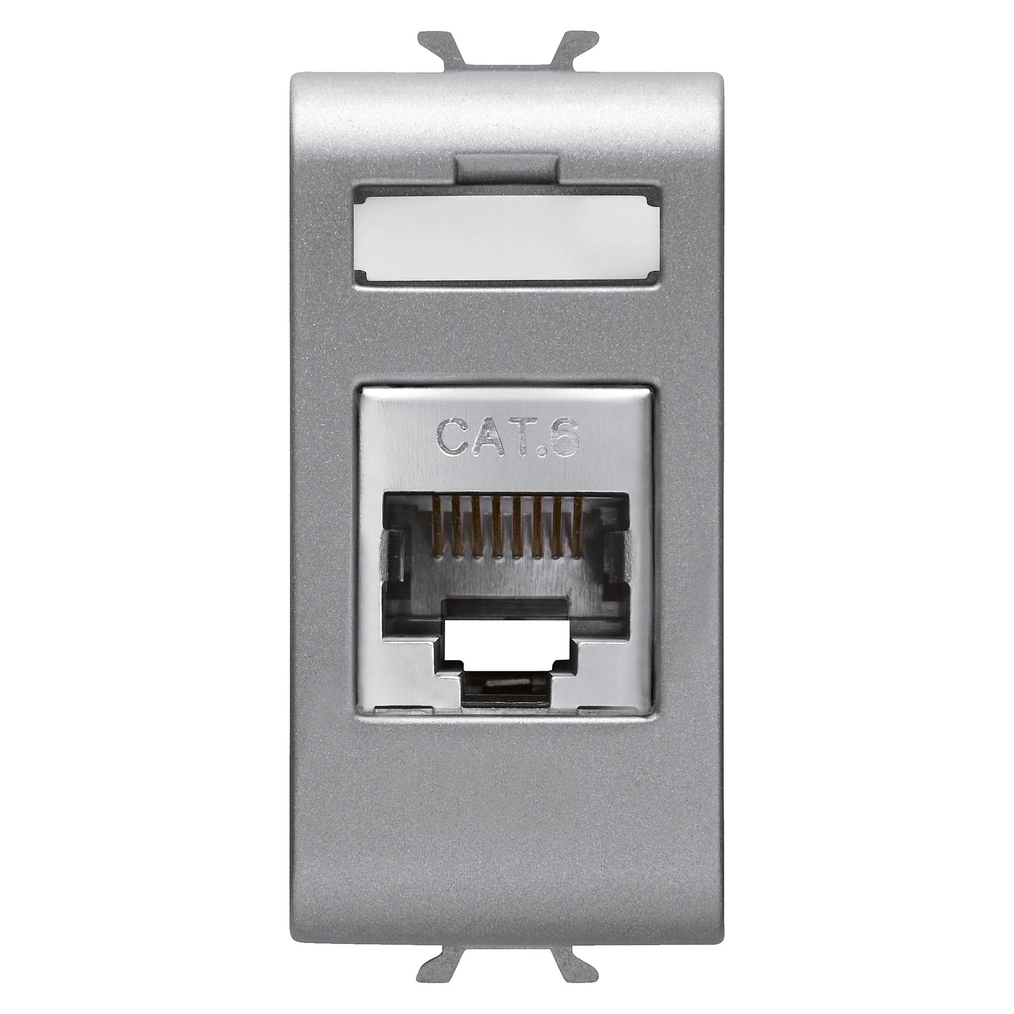 GEWISS GW14424 RJ45 SOCKET - CATEGORY 6 - FTP - 1 MODULE - TITANIUM - CHORUSMART (img_001) GEWISS GW14424 RJ45 SOCKET - CATEGORY 6 - FTP - 1 MODULE - TITANIUM - CHORUSMART (img_001)