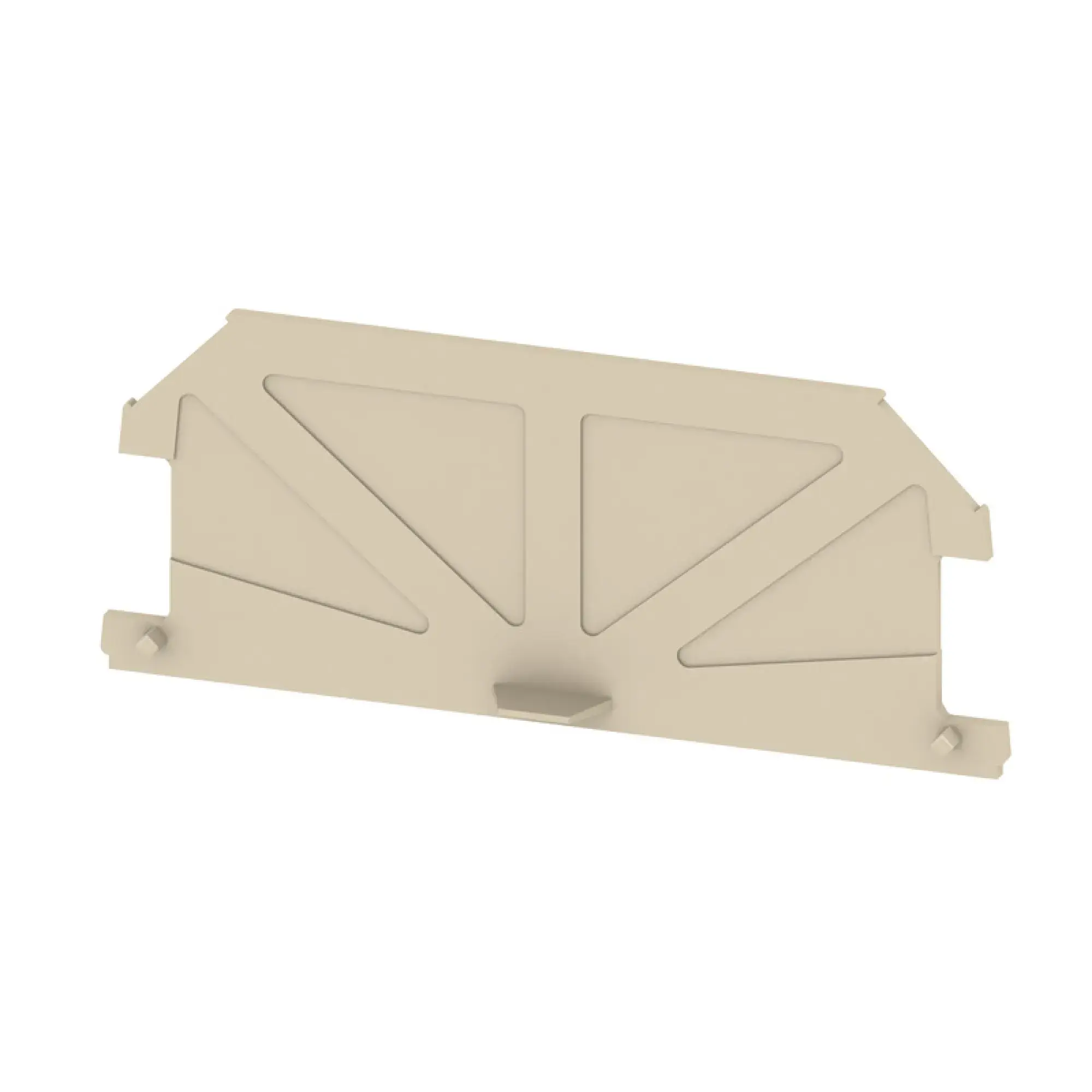 Weidmüller 1238880000 End plate (terminals), dark beige, Height: 82.2 mm, Width: 1.5 mm, V-0, Wemid (img_001) Weidmüller 1238880000 End plate (terminals), dark beige, Height: 82.2 mm, Width: 1.5 mm, V-0, Wemid (img_001)