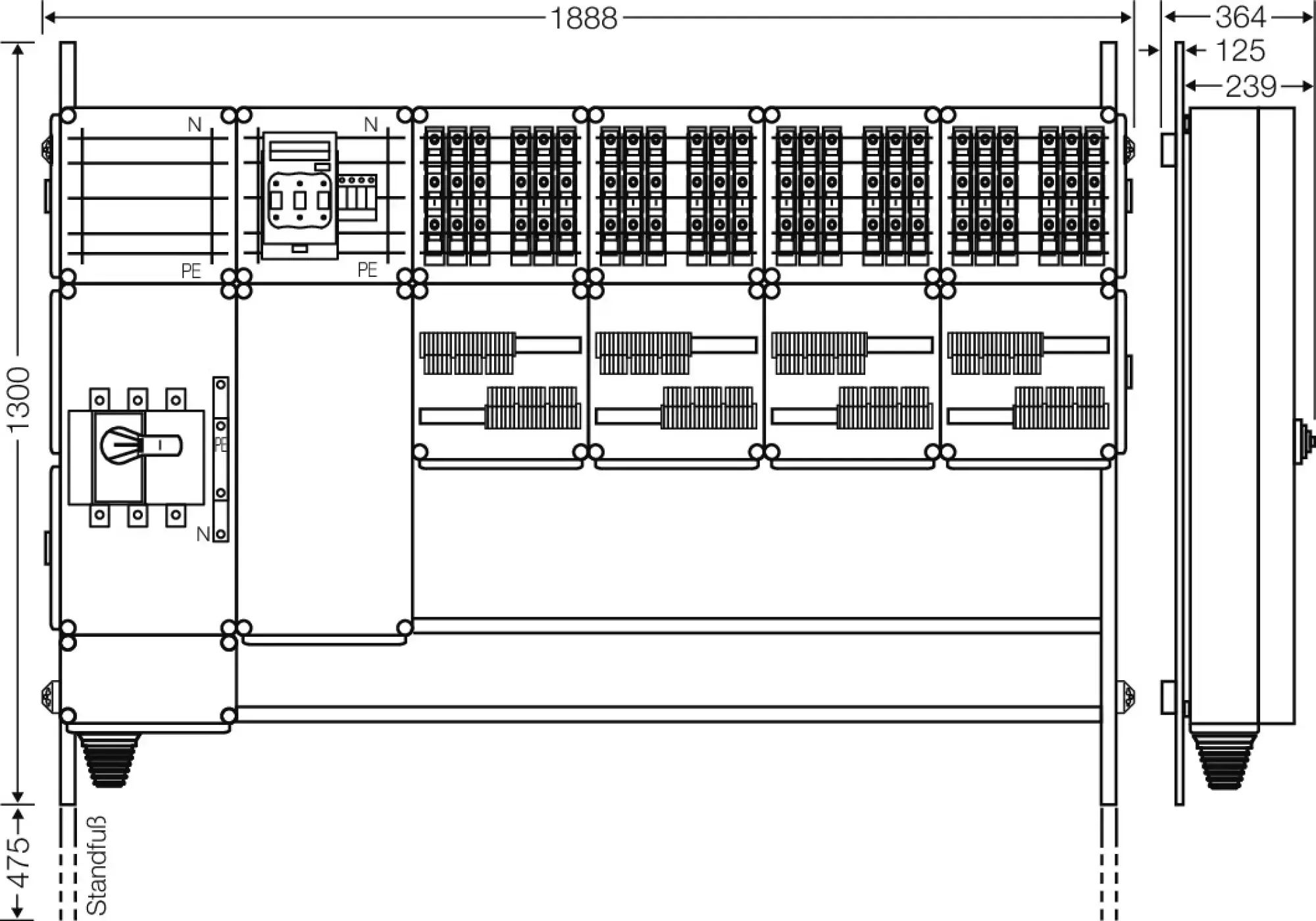 Hensel 65000112 Ladeverteiler für bis zu 24 Ladepunkte à 11kW Mi EV 11kW 24001 (img_002)