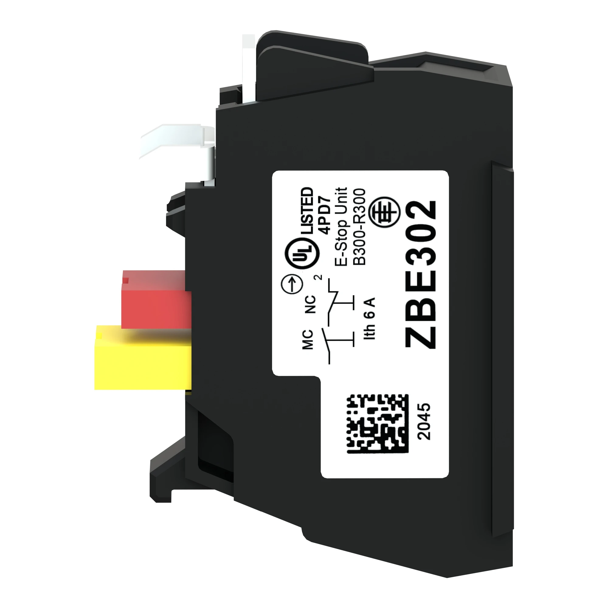 Schneider Electric ZBE302 Auxiliary contactor, contact block, Harmony XB4 and XB5, 22mm, 30mm, screw terminal, 1NC + monitoring contact (img_007) Schneider Electric ZBE302 Auxiliary contactor, contact block, Harmony XB4 and XB5, 22mm, 30mm, screw terminal, 1NC + monitoring contact (img_007)