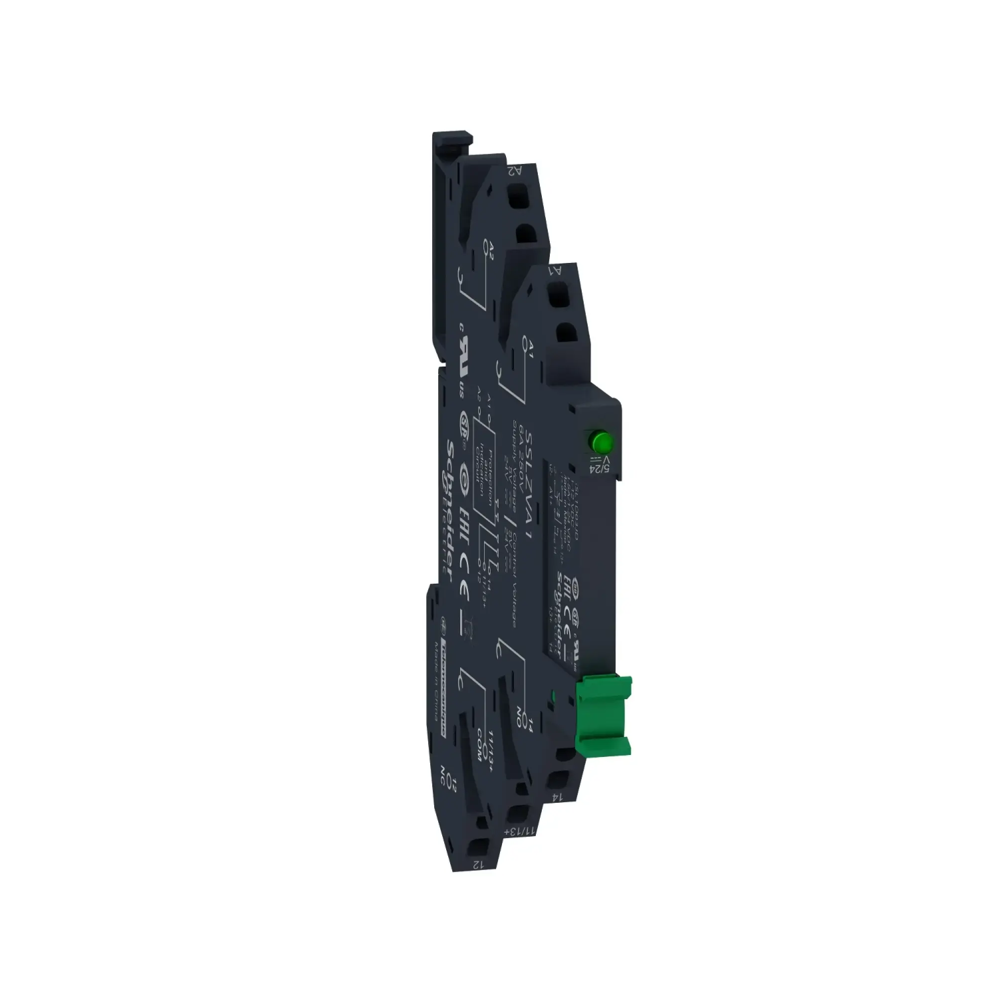 Schneider Electric SSL1A12BDPR Narrow Solid State Relay nss 24-280VAC/2A 16-30VDC Socket Spring-loaded Mounted (img_003)