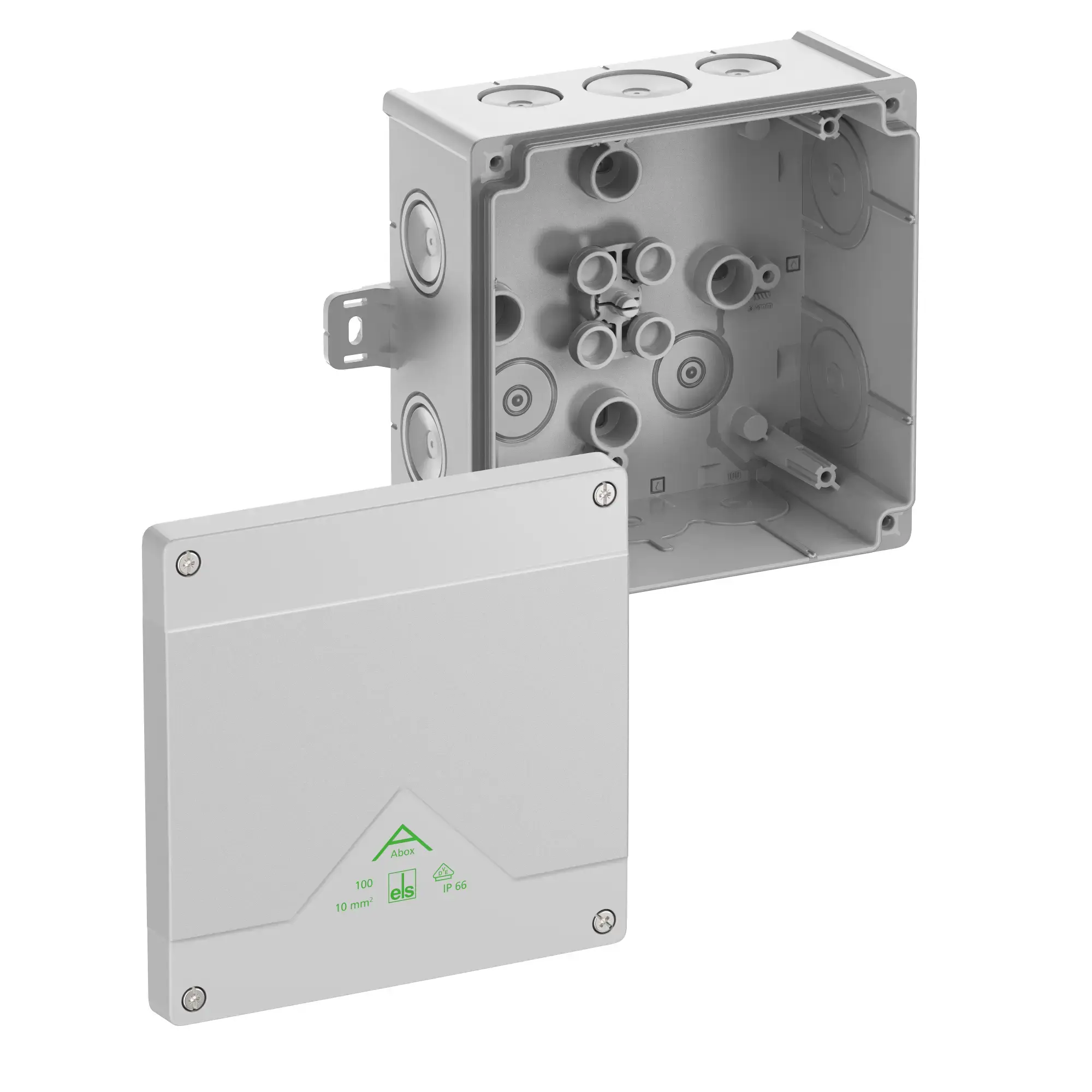 Spelsberg 81040101 Junction box, Type of protection IP66, max. 10², Impact strength IK07, Protection class II, Ui 1000V AC, Ui 1000V DC, DLG, VDE, Halogen free (img_001) Spelsberg 81040101 Junction box, Type of protection IP66, max. 10², Impact strength IK07, Protection class II, Ui 1000V AC, Ui 1000V DC, DLG, VDE, Halogen free (img_001)