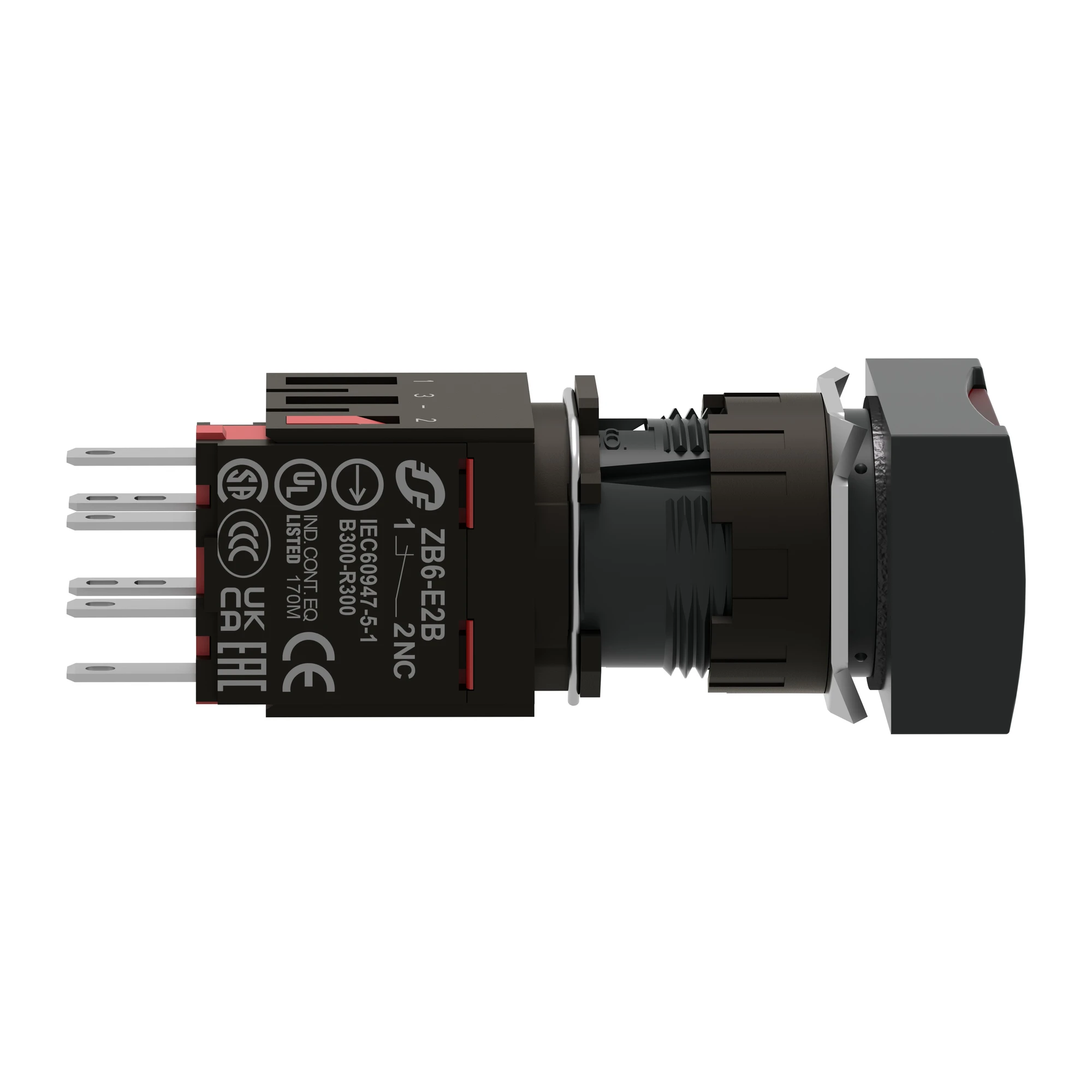 Schneider Electric XB6DW4B2B Illuminated pushbutton, red, Ø 16, flat, without latching, 24 V, 1NC (img_002) Schneider Electric XB6DW4B2B Illuminated pushbutton, red, Ø 16, flat, without latching, 24 V, 1NC (img_002)