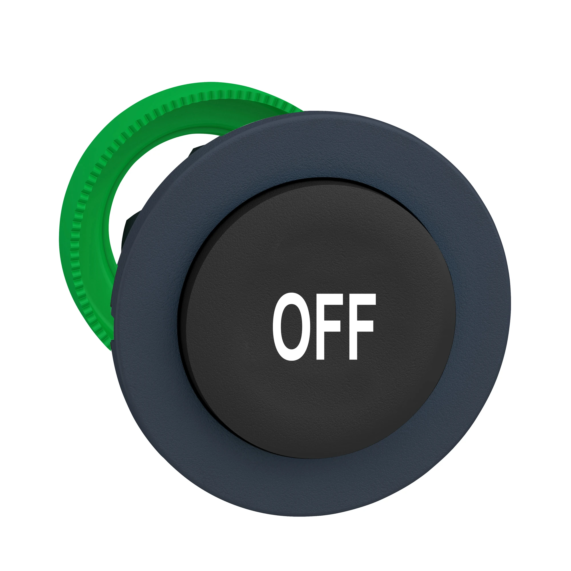 Schneider Electric ZB5FL235 Pushbutton, front element, Harmony XB5F, plastic, 30mm, black, protruding, labeled OFF, momentary (img_001) Schneider Electric ZB5FL235 Pushbutton, front element, Harmony XB5F, plastic, 30mm, black, protruding, labeled OFF, momentary (img_001)
