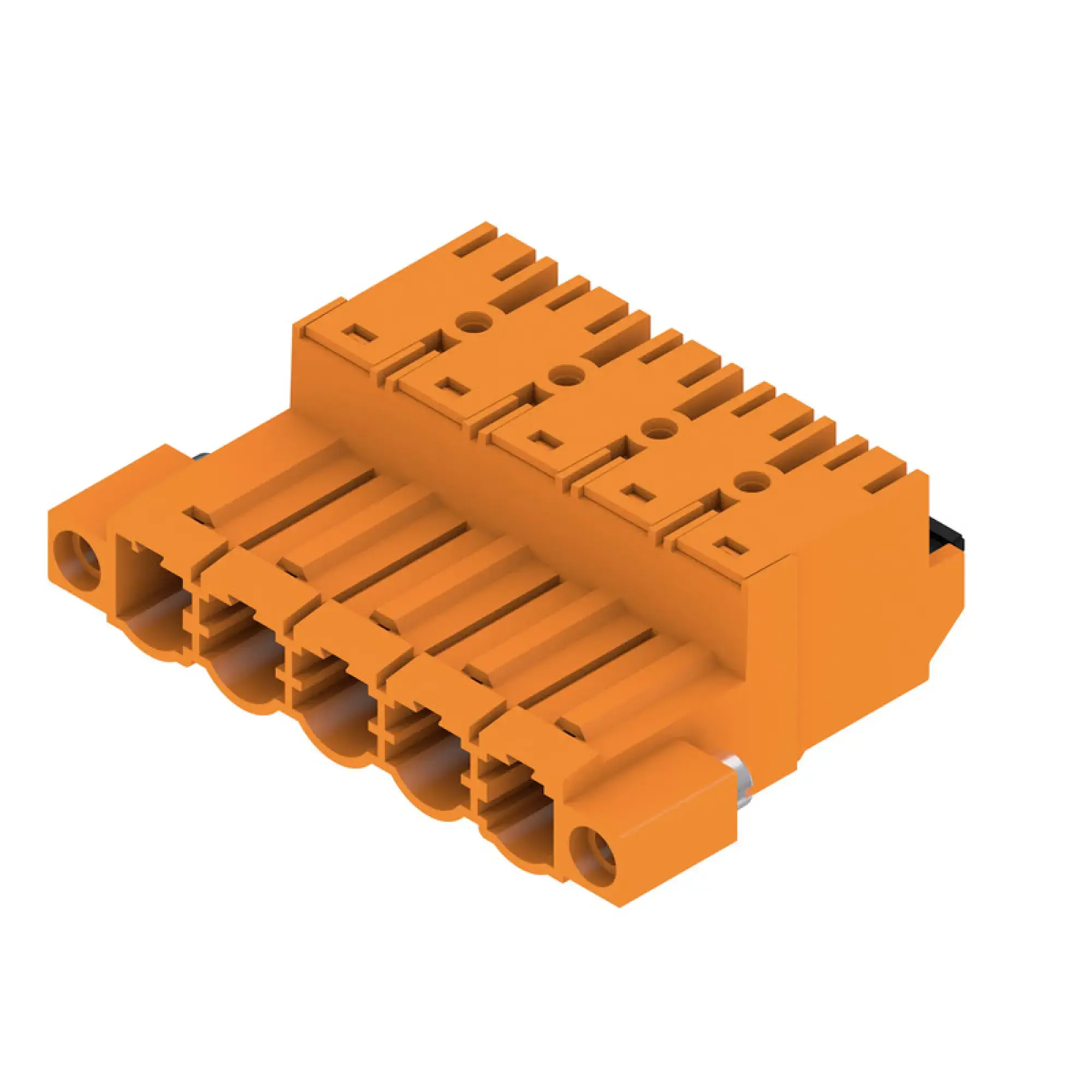 Weidmüller 1043700000 PCB connector (wire connection), 1000 V, 24 A, Pitch in mm: 7.62, 2.5 mm², Number of poles: 5, PUSH IN with actuator, Tension-clamp connection, Box (img_001)