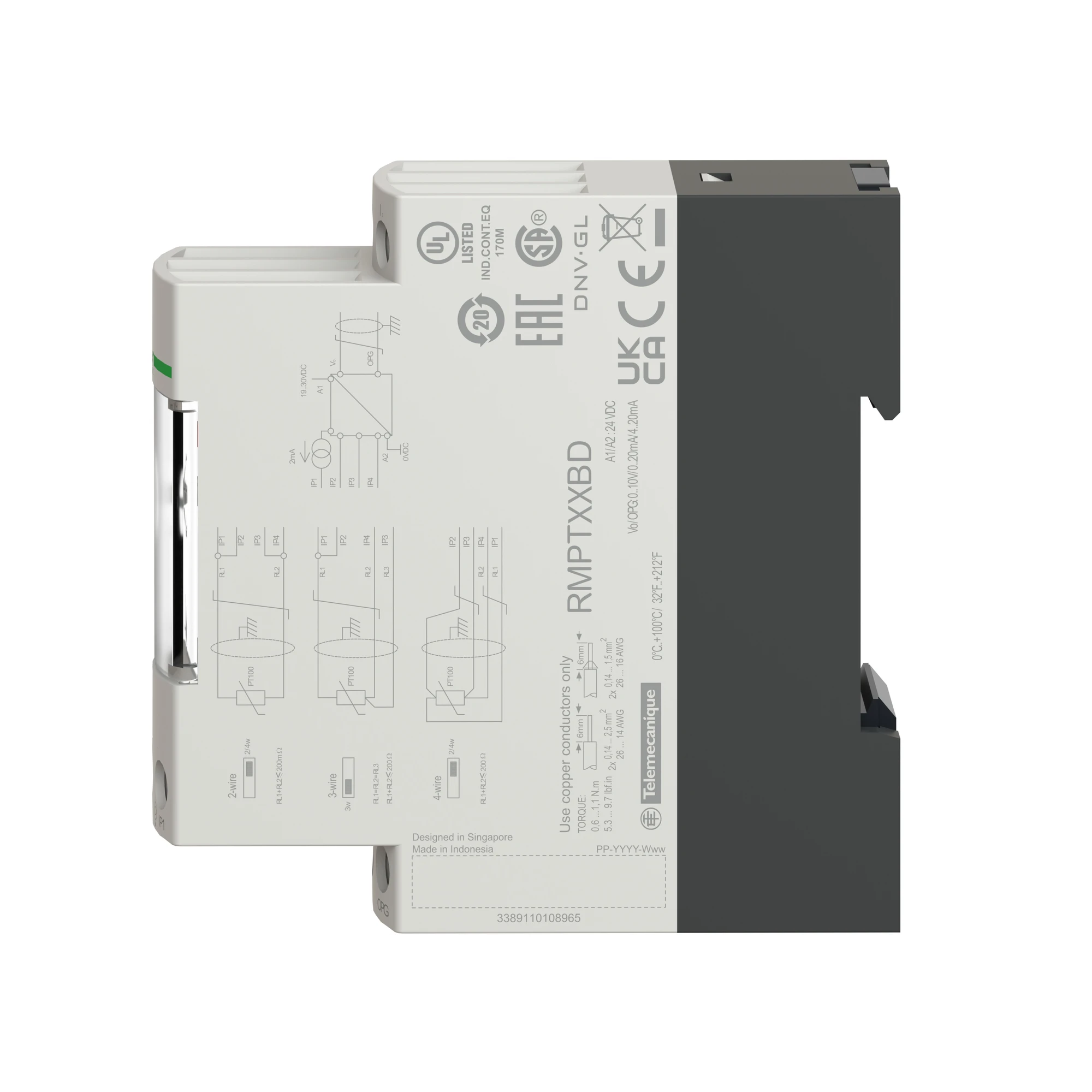 Schneider Electric RMPT53BD Transmitter Pt100, 0-+250°C/32-482°F, 0-10 V/4-20 mA, Optimum (img_006) Schneider Electric RMPT53BD Transmitter Pt100, 0-+250°C/32-482°F, 0-10 V/4-20 mA, Optimum (img_006)