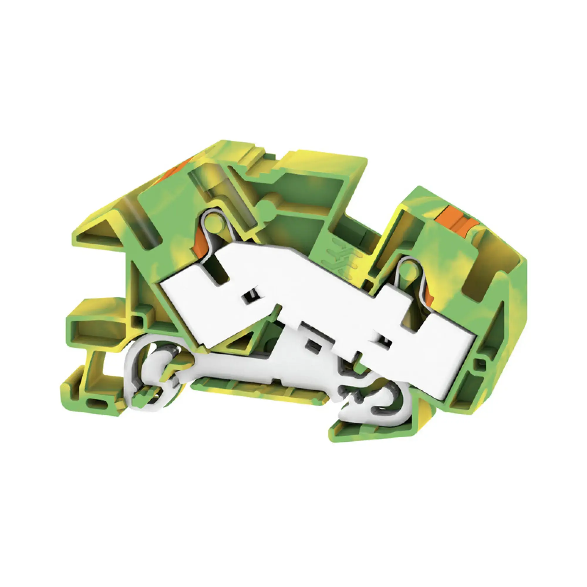 Weidmüller 2668760000 PE terminal, PUSH IN, Green/yellow, 16 mm², 800 V, Number of connections: 2, Number of levels: 1, TS 35, V-0, Wemid (img_001) Weidmüller 2668760000 PE terminal, PUSH IN, Green/yellow, 16 mm², 800 V, Number of connections: 2, Number of levels: 1, TS 35, V-0, Wemid (img_001)