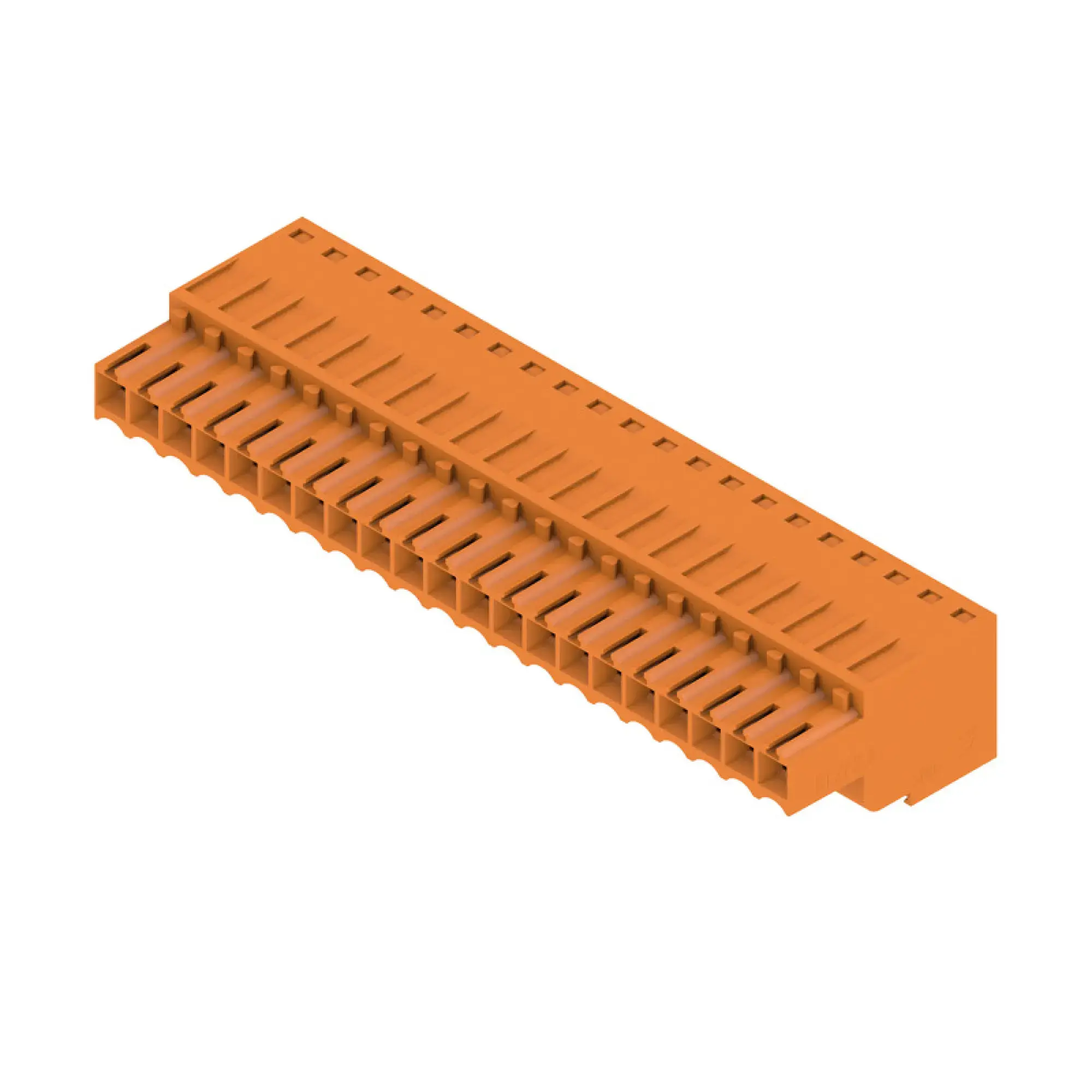 Weidmüller 1690380000 PCB connector (wire connection), 160 V, 14.5 A, Pitch in mm: 3.50, 1.5 mm², Number of poles: 21, Tension-clamp connection, Box BLZF 3.50/21/180 SN OR BX (img_001)