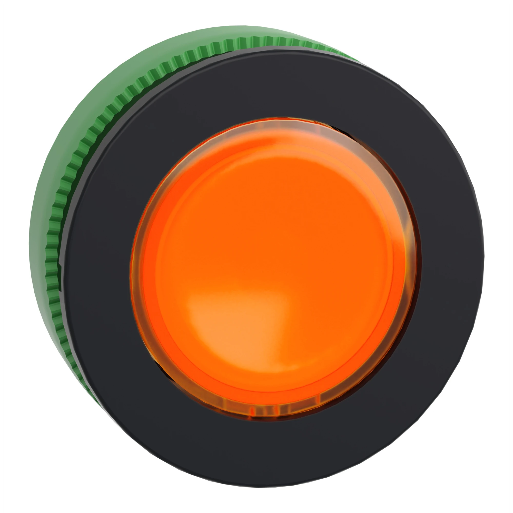 Schneider Electric ZB5FV053 Indicator light, front element, Harmony XB5F, plastic, 30mm, antimicrobial, orange, for universal LED (img_001)