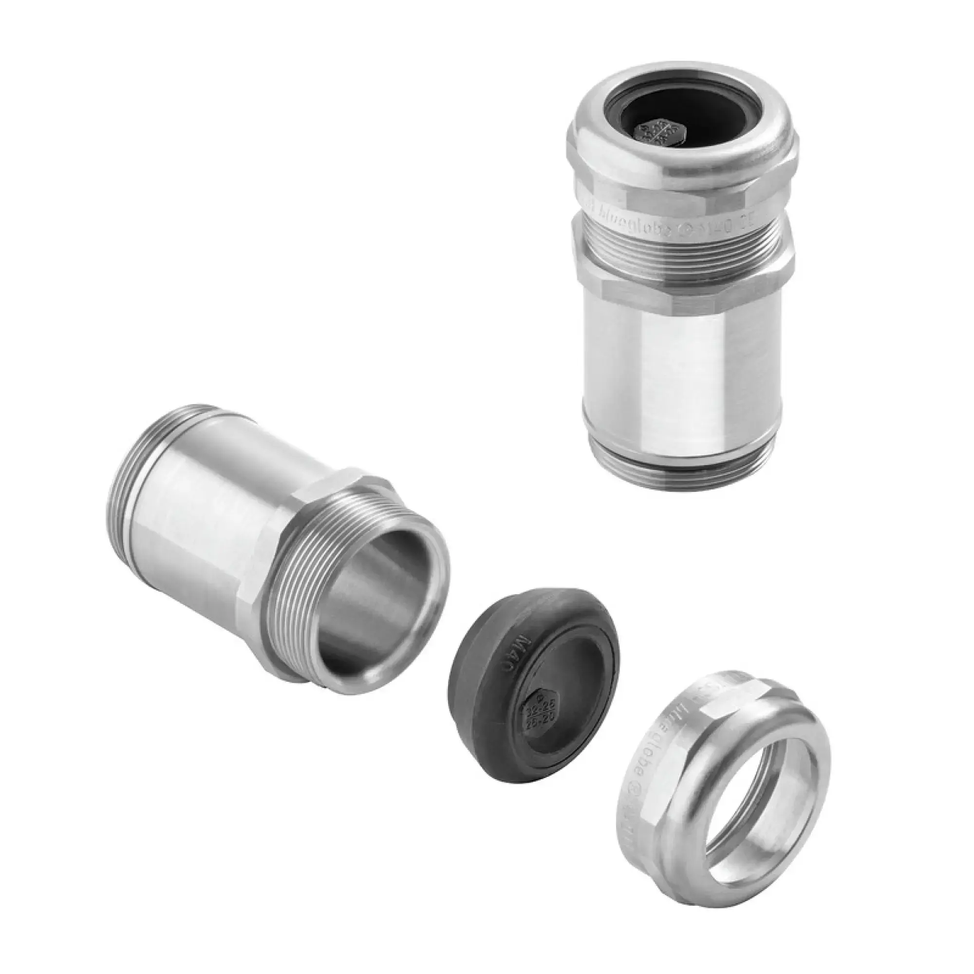 Weidmüller 1205920000 Cable gland (metal), Accessories, M 40, 8 mm, Stainless steel 1.4305 (303) (img_001)