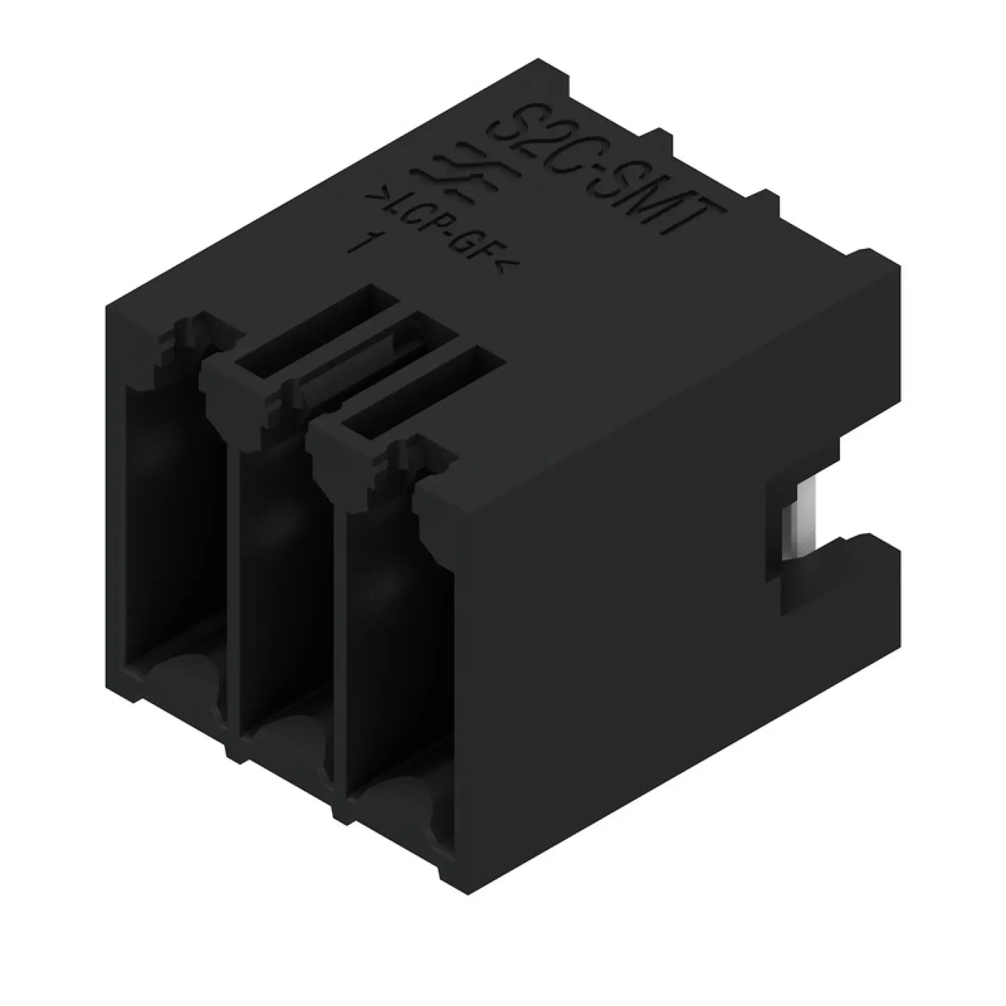 Weidmüller 1289640000 PCB connector (board connection), 160 V, 13.4 A, Pitch in mm: 3.50, Number of poles: 6, THT/THR solder connection, Box (img_001)