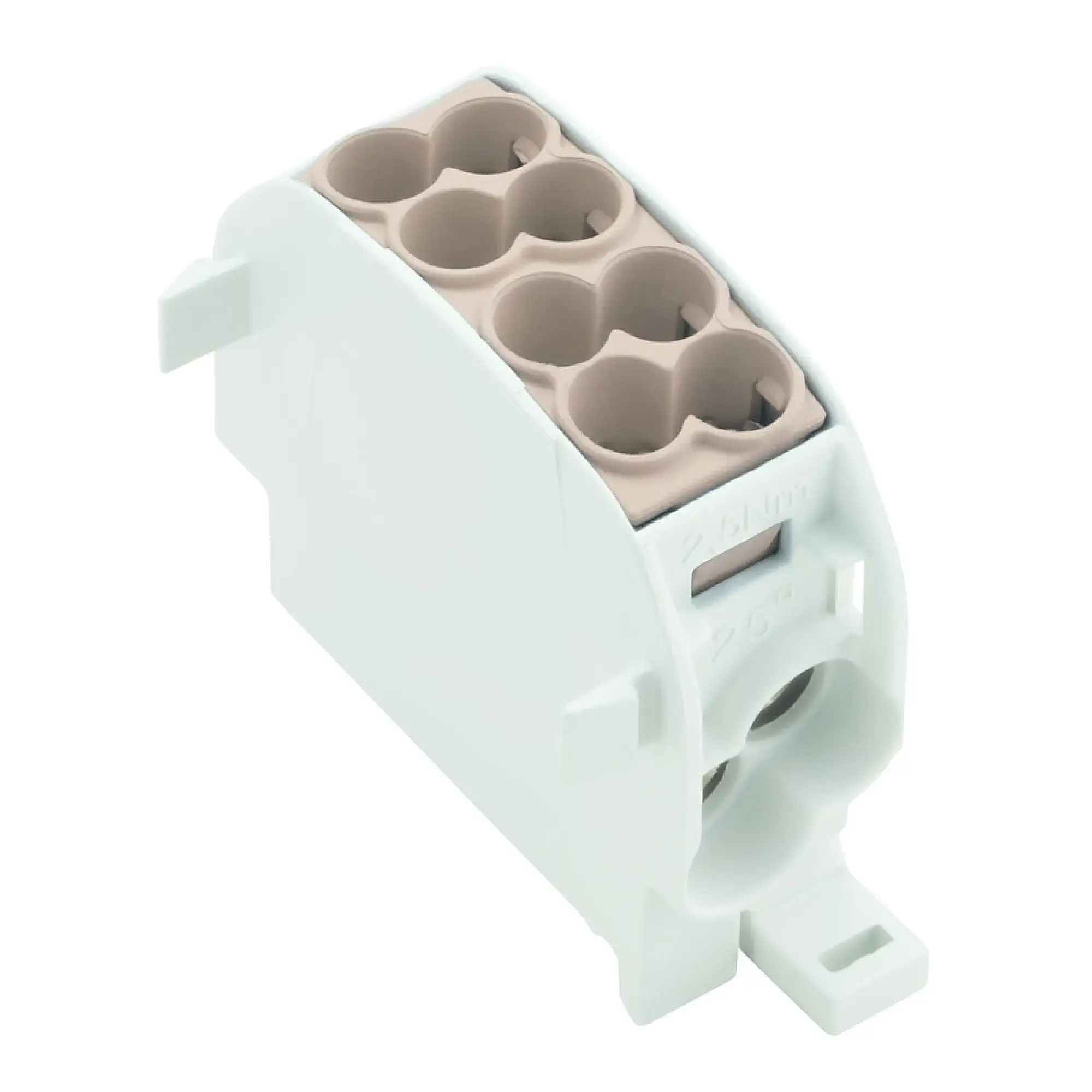 Weidmüller 1561120000 Potential distributor terminal, Screw connection, brown, 25 mm², 152 A, 1000 V, Number of connections: 4, Number of levels: 1, TS 35, V-0, Wemid (img_001) Weidmüller 1561120000 Potential distributor terminal, Screw connection, brown, 25 mm², 152 A, 1000 V, Number of connections: 4, Number of levels: 1, TS 35, V-0, Wemid (img_001)