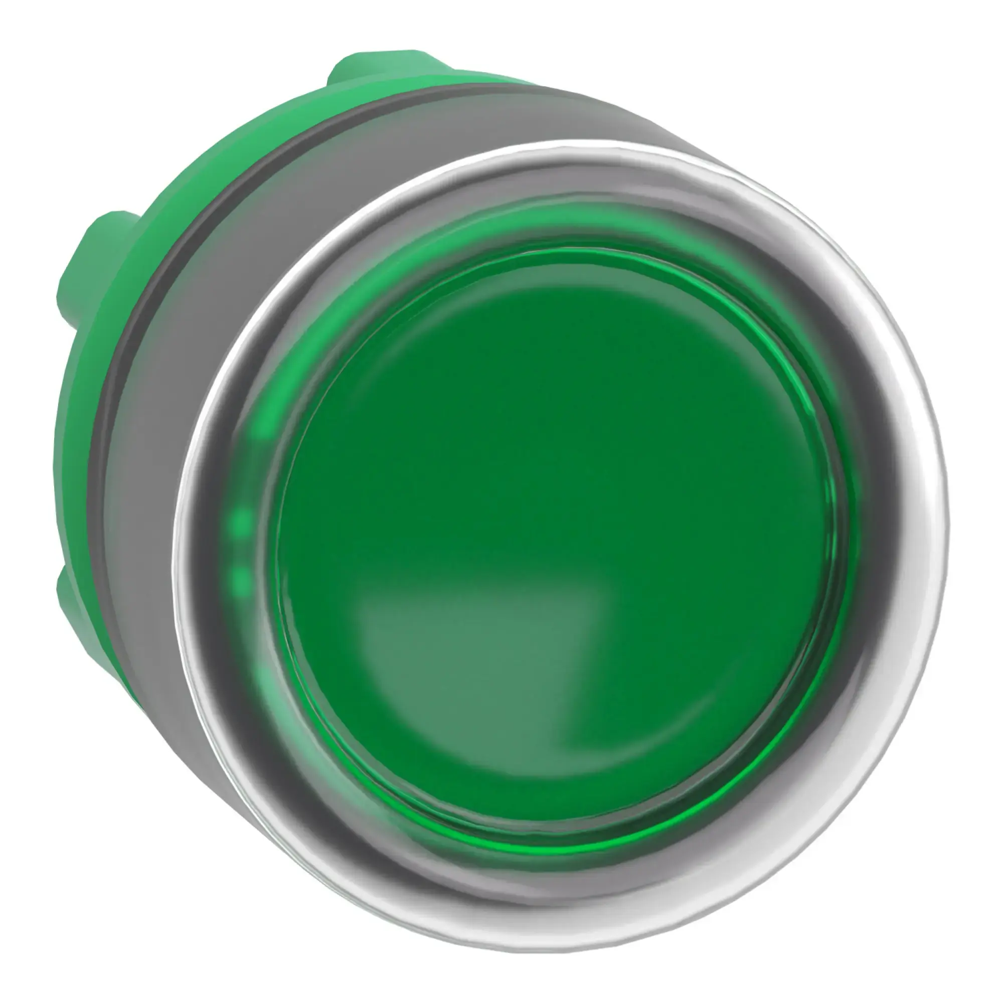 Schneider Electric ZB5AW533 Illuminated push-button, front element, Harmony XB5, plastic, 22mm, green, for universal LED, with protective cap (img_009)