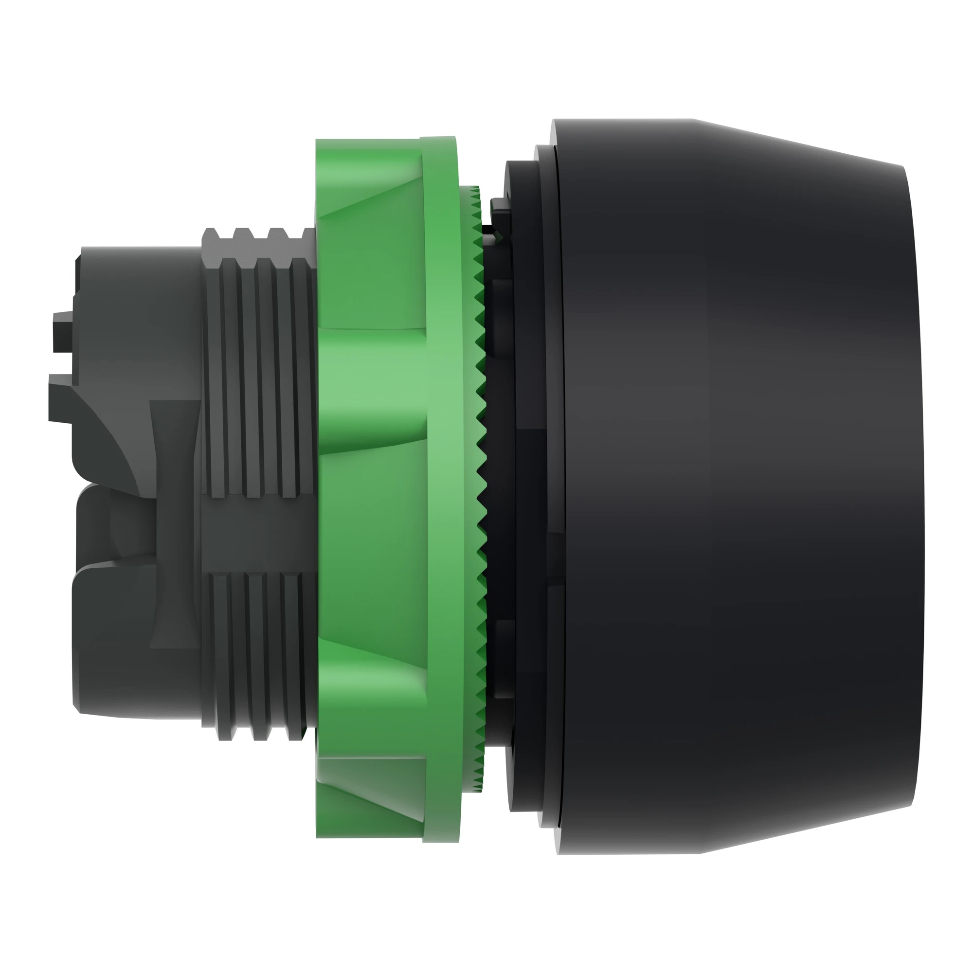 Schneider Electric ZB5AP2S Pushbutton, Front Element, Harmony XB5, Plastic, 22mm, Black, Unmarked, Momentary, with Protective Cover (img_004)