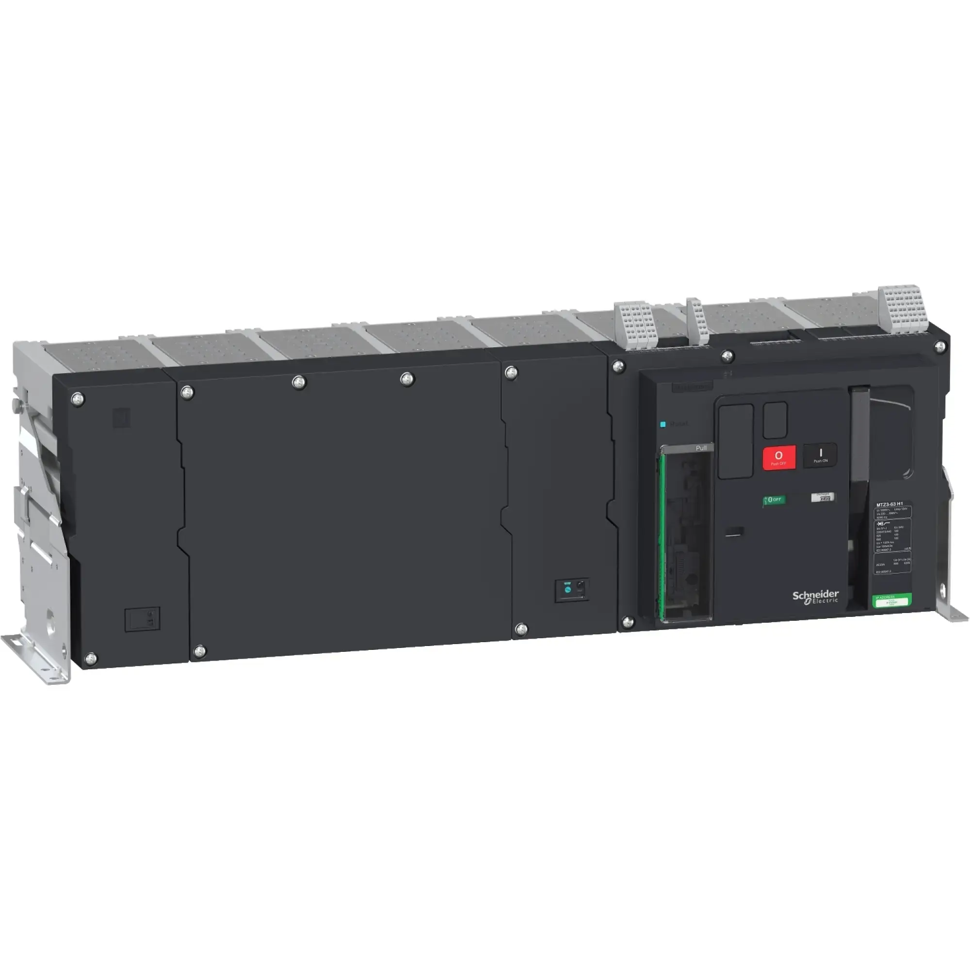 Schneider Electric LV848121 MasterPact MTZ3 6300A H1 Icu=100kA/440V 4P Fixed Mount Basic Switch (img_002)