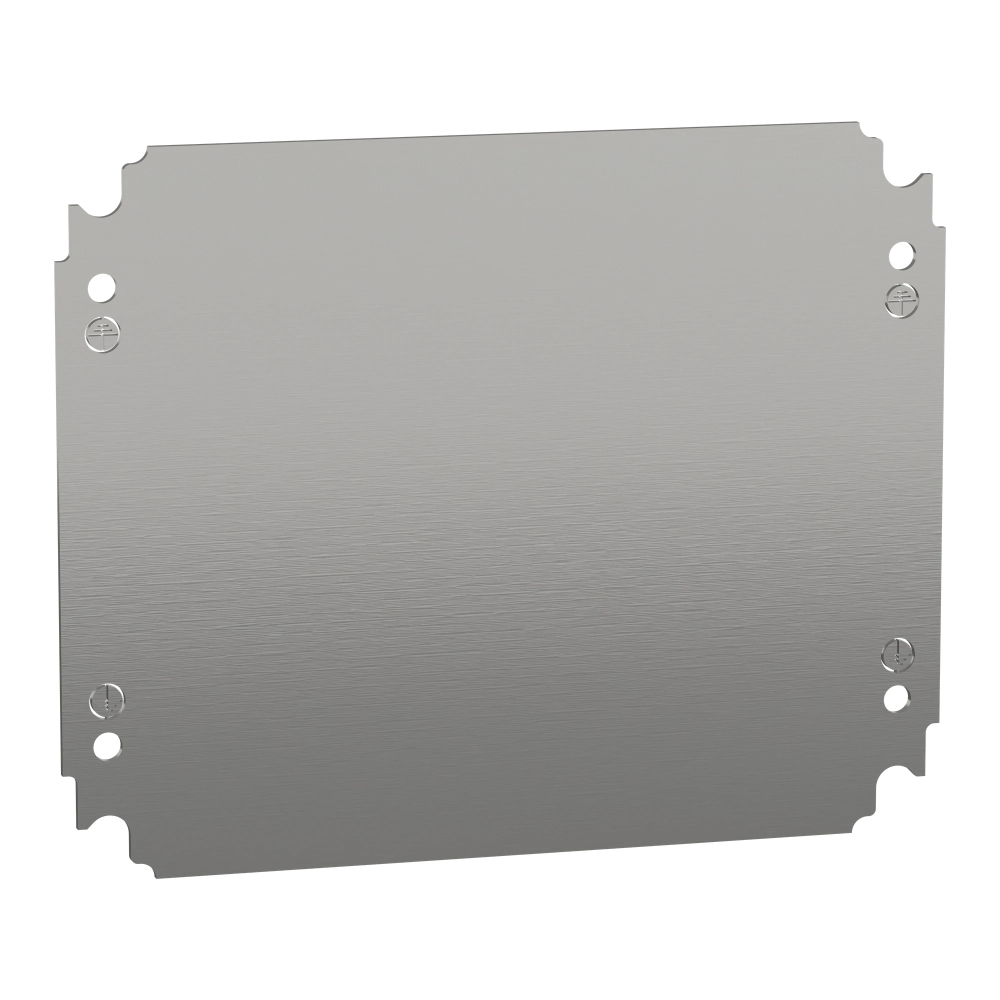 Schneider Electric NSYMM3025 Simple Mounting Plate H300xB250mm made of galvanized steel (img_001)