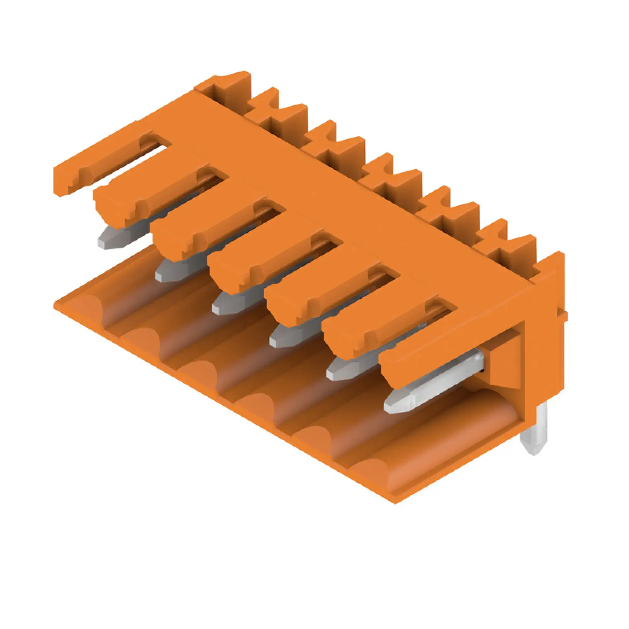 Weidmüller 1597250000 PCB connector (board connection), 160 V, 17 A, Pitch in mm: 3.50, Number of poles: 6, THT solder connection, Box (img_001) Weidmüller 1597250000 PCB connector (board connection), 160 V, 17 A, Pitch in mm: 3.50, Number of poles: 6, THT solder connection, Box (img_001)