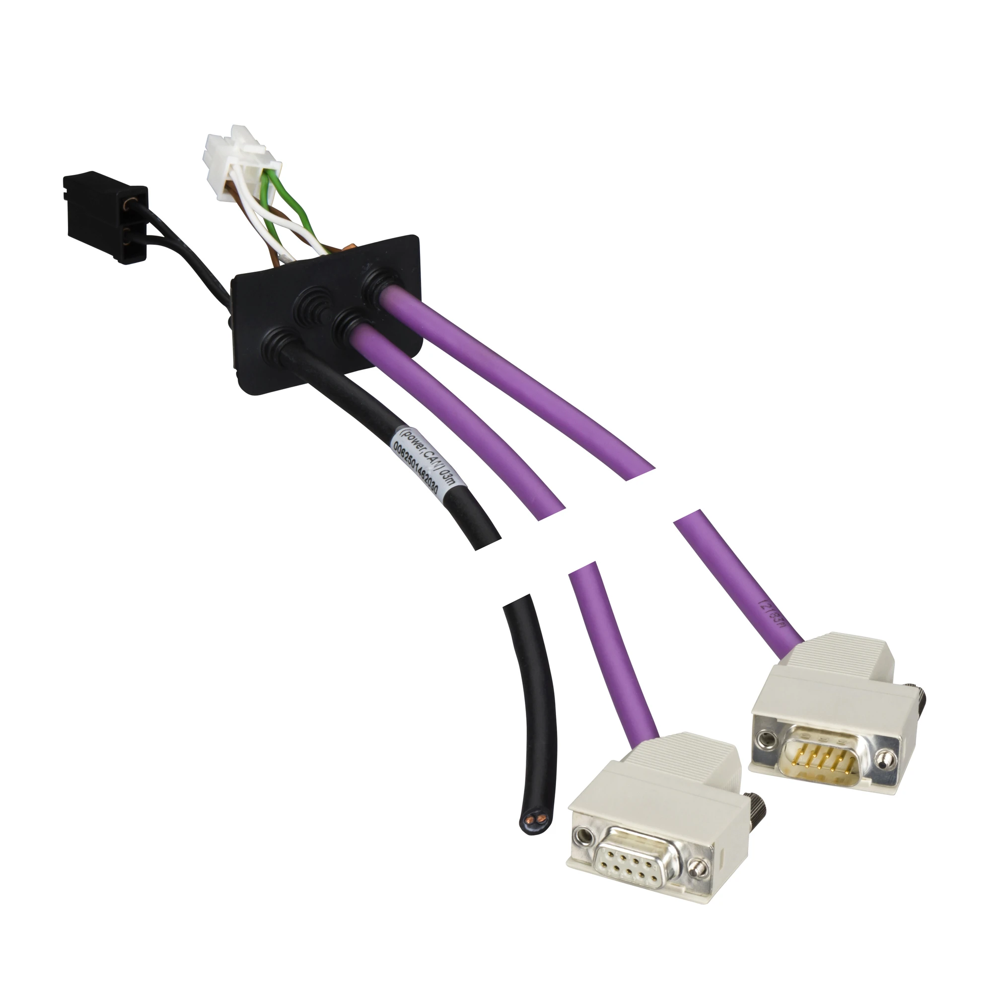 Schneider Electric VW3L2R001R30 Cable set for power supply and RS485, SUB-D, 3 m, integrated drives Lexium ILx (img_001) Schneider Electric VW3L2R001R30 Cable set for power supply and RS485, SUB-D, 3 m, integrated drives Lexium ILx (img_001)