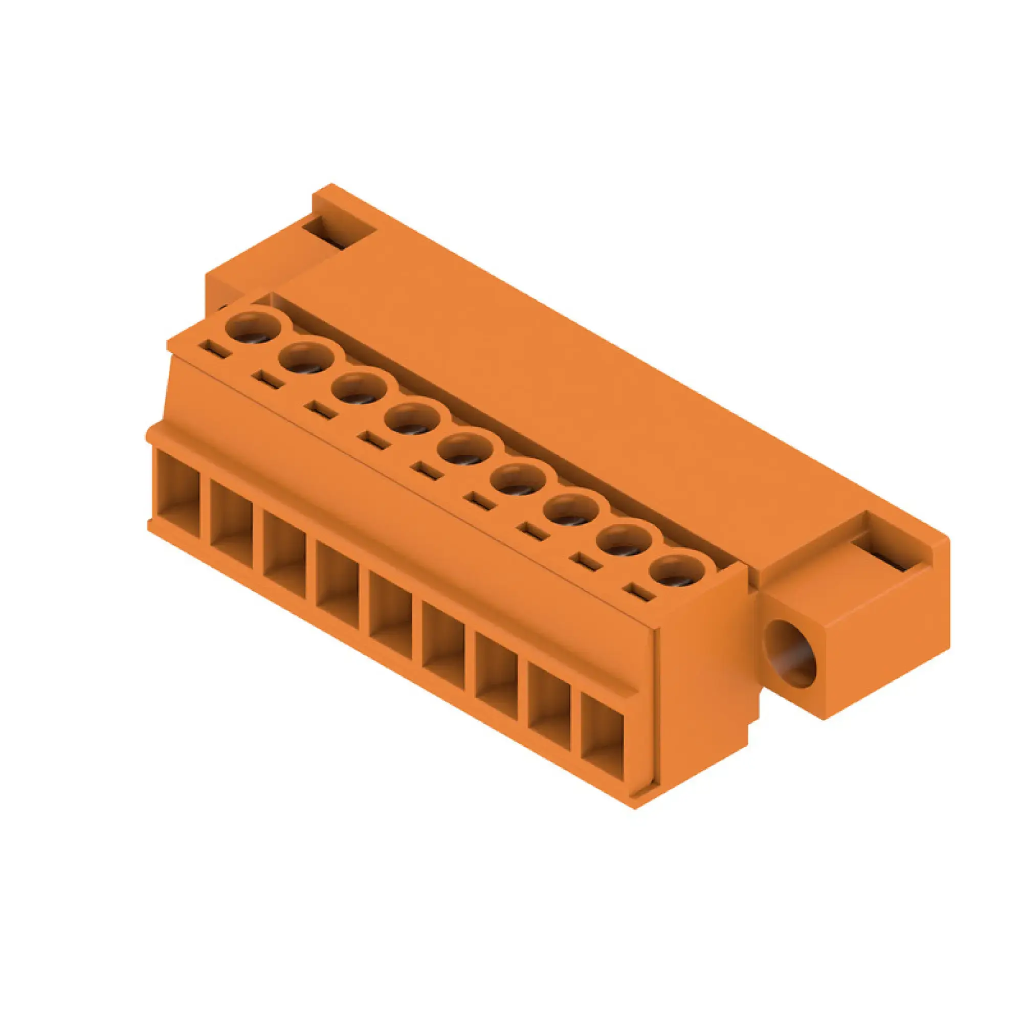 Weidmüller 1970990000 PCB connector (wire connection), 160 V, 17.5 A, Pitch in mm: 3.81, 1.5 mm², Number of poles: 9, Clamping yoke connection, Box (img_001)