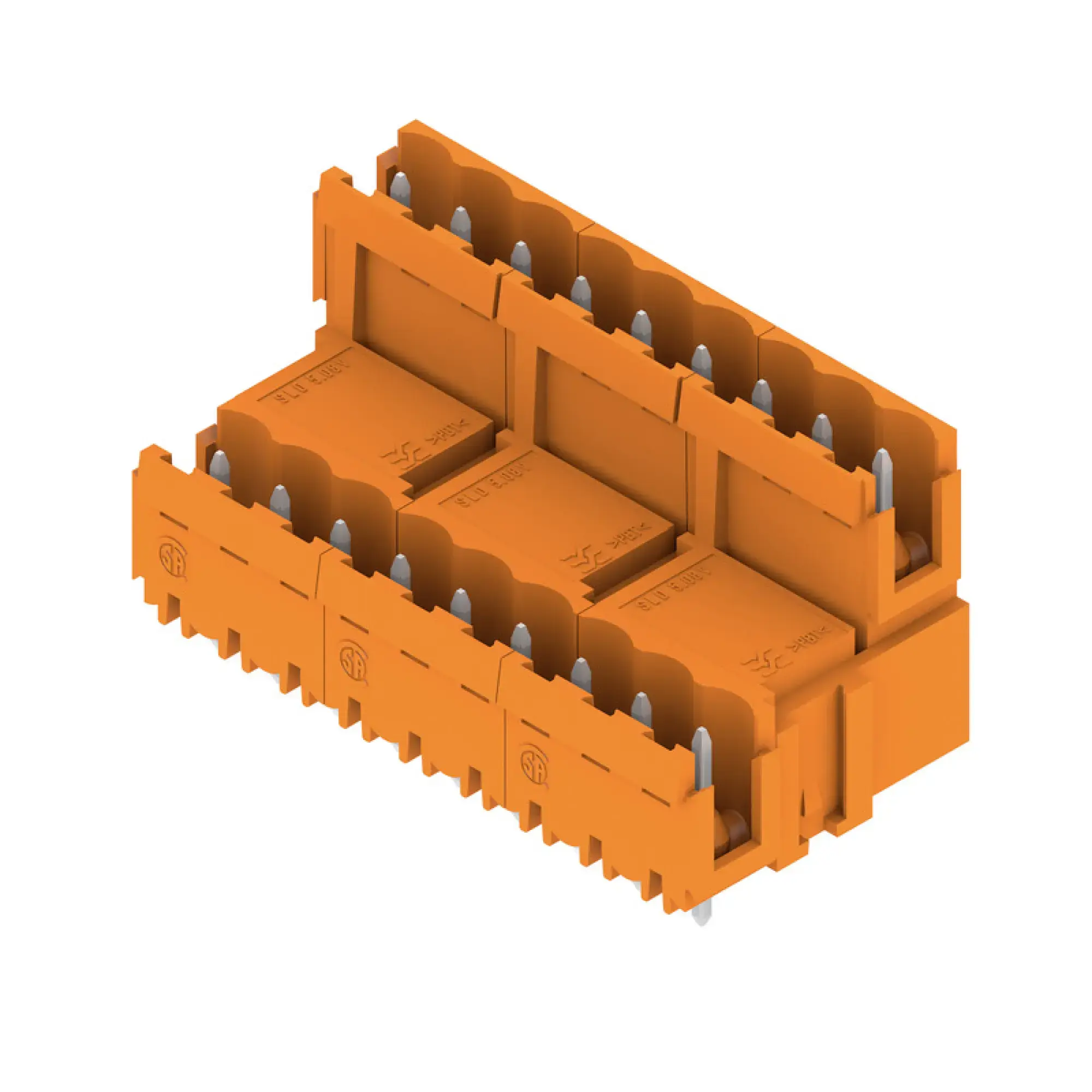 Weidmüller 1726810000 PCB connector (board connection), 250 V, 14 A, Pitch in mm: 5.08, Number of poles: 18, THT solder connection, Box (img_001)