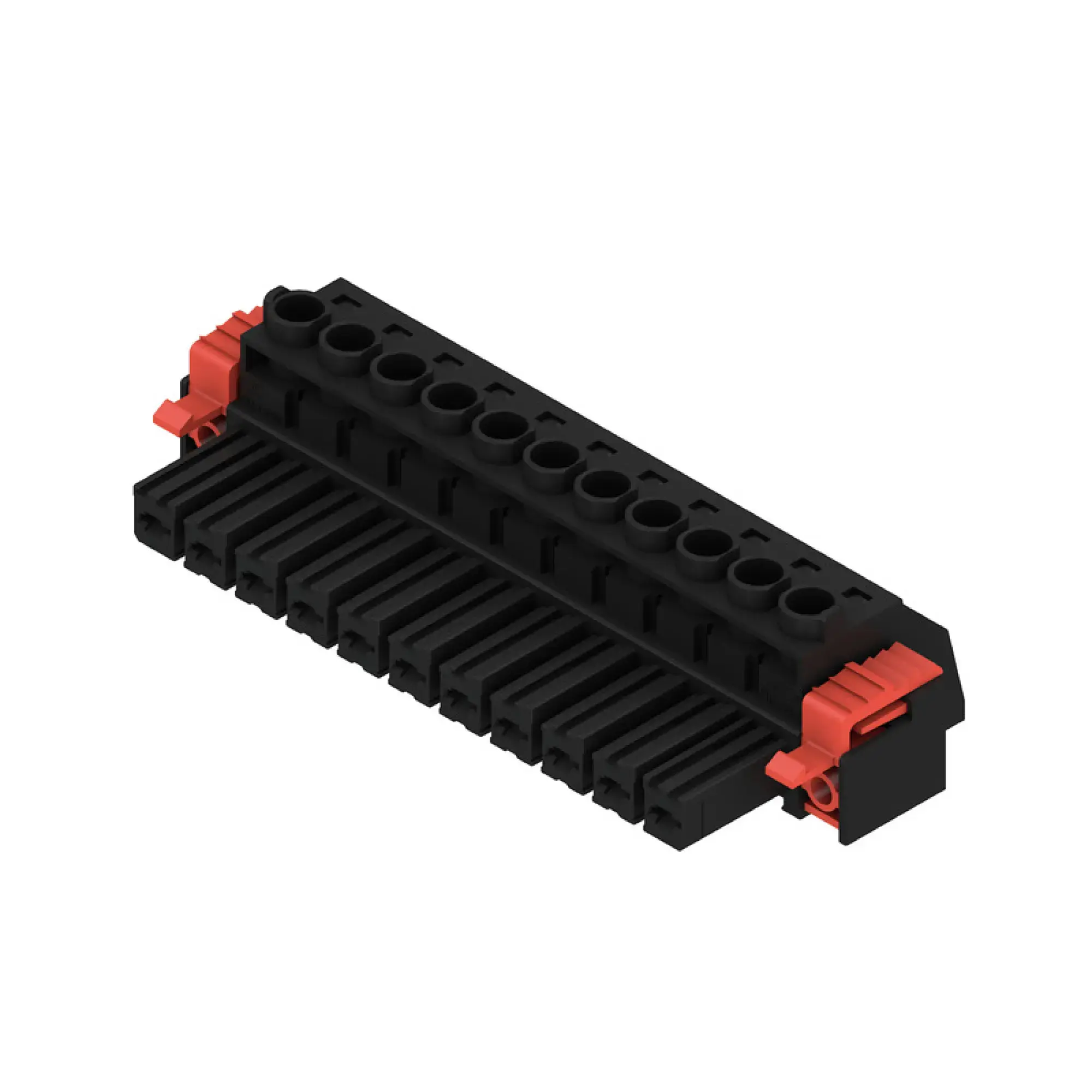 Weidmüller 1930140000 PCB connector (wire connection), 1000 V, 57 A, Pitch in mm: 7.62, 10 mm², Number of poles: 11, Clamping yoke connection, Box (img_001) Weidmüller 1930140000 PCB connector (wire connection), 1000 V, 57 A, Pitch in mm: 7.62, 10 mm², Number of poles: 11, Clamping yoke connection, Box (img_001)