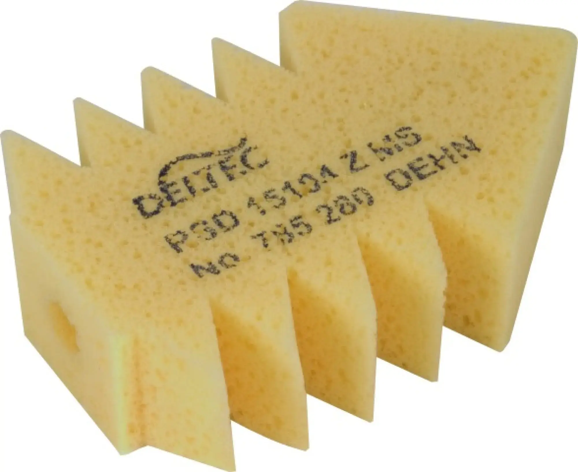 Dehn 785280 Cleaning sponge 150x100x40mm w. gearing Triangular f. MS damp cleaning set -36kV (img_002) Dehn 785280 Cleaning sponge 150x100x40mm w. gearing Triangular f. MS damp cleaning set -36kV (img_002)