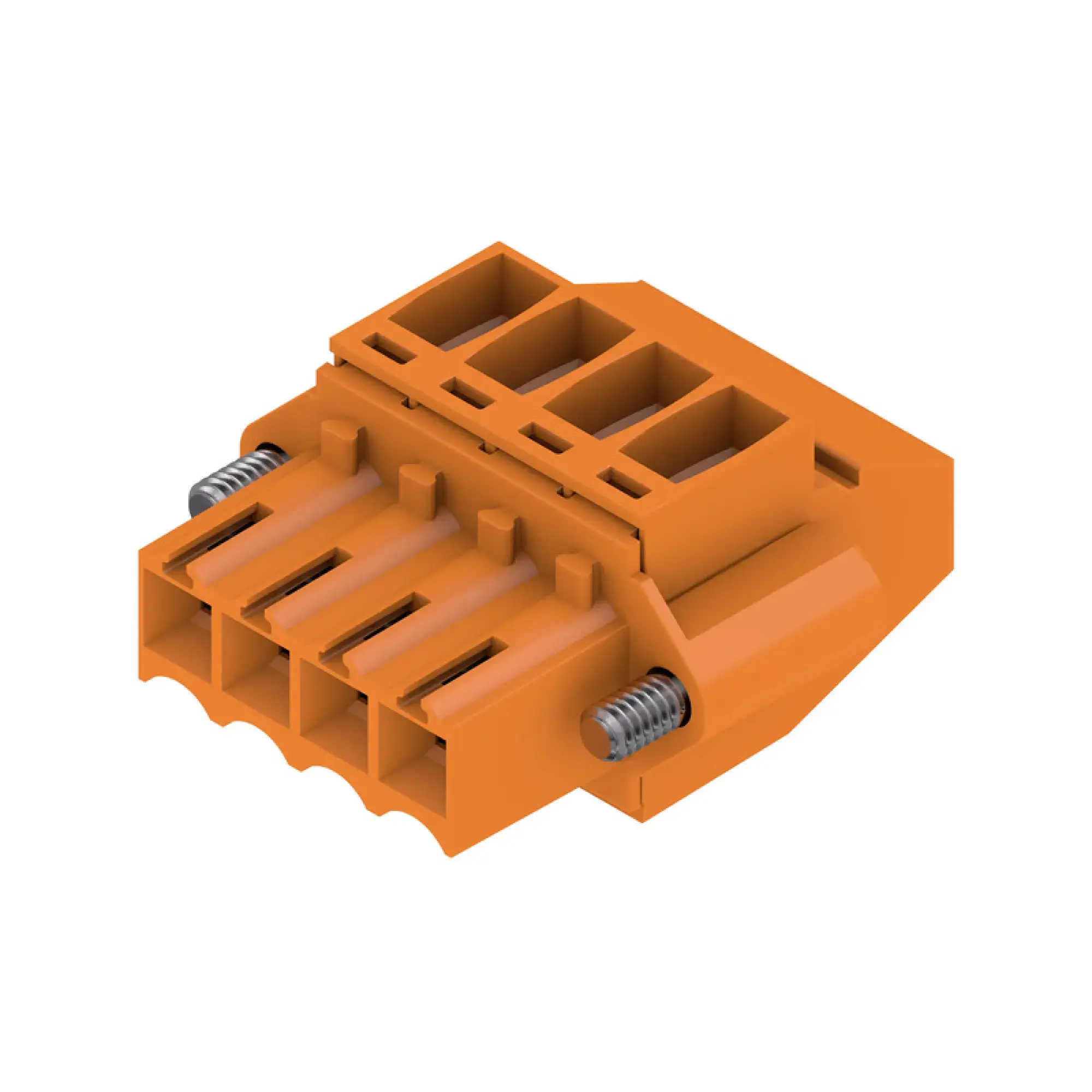 Weidmüller 1639030000 PCB connector (wire connection), 160 V, 12 A, Pitch in mm: 3.50, 1.5 mm², Number of poles: 4, Clamping yoke connection, Box (img_001)