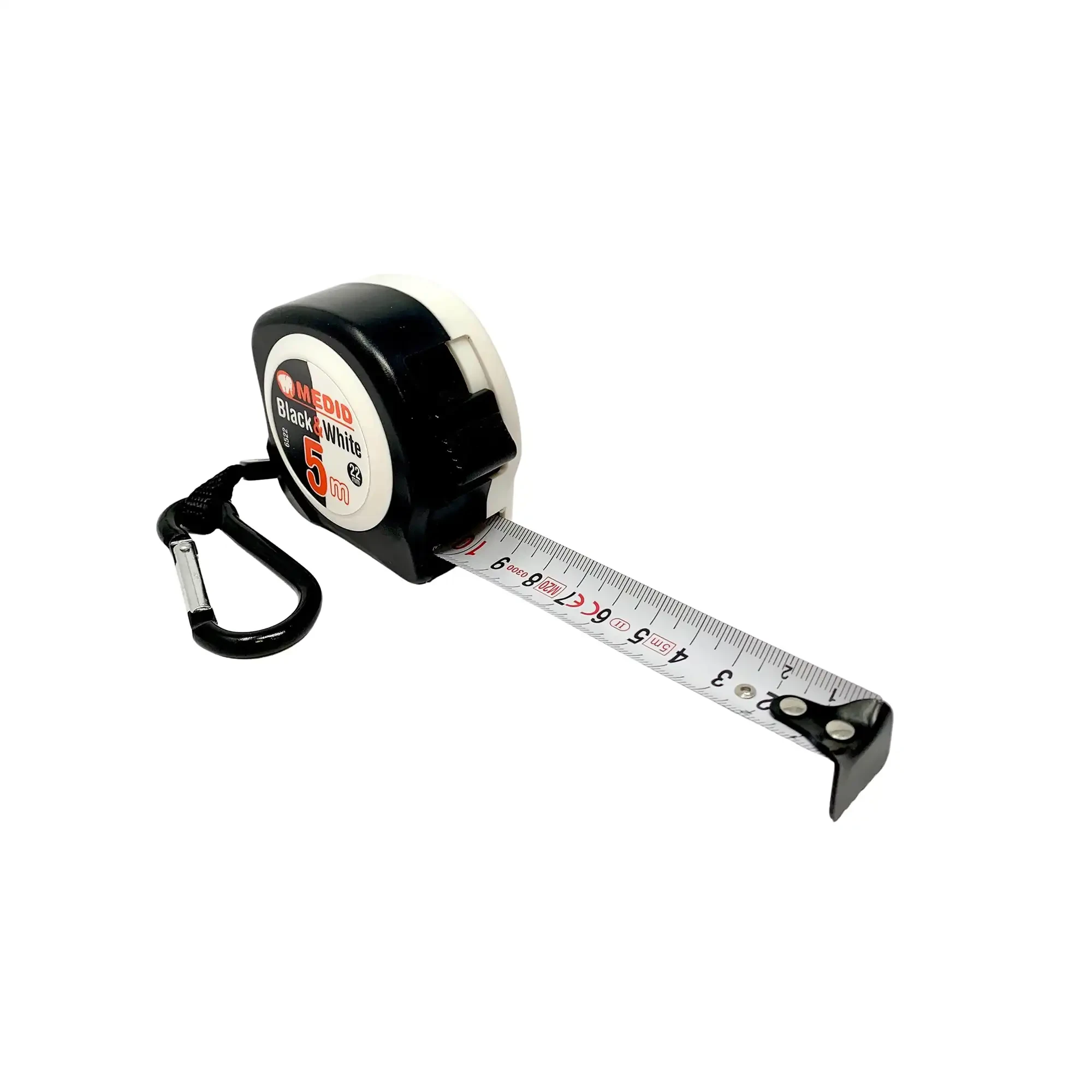 MEDID 6522 Roll Tape Measure Black & White 5m x 22 mm (img_002) MEDID 6522 Roll Tape Measure Black & White 5m x 22 mm (img_002)