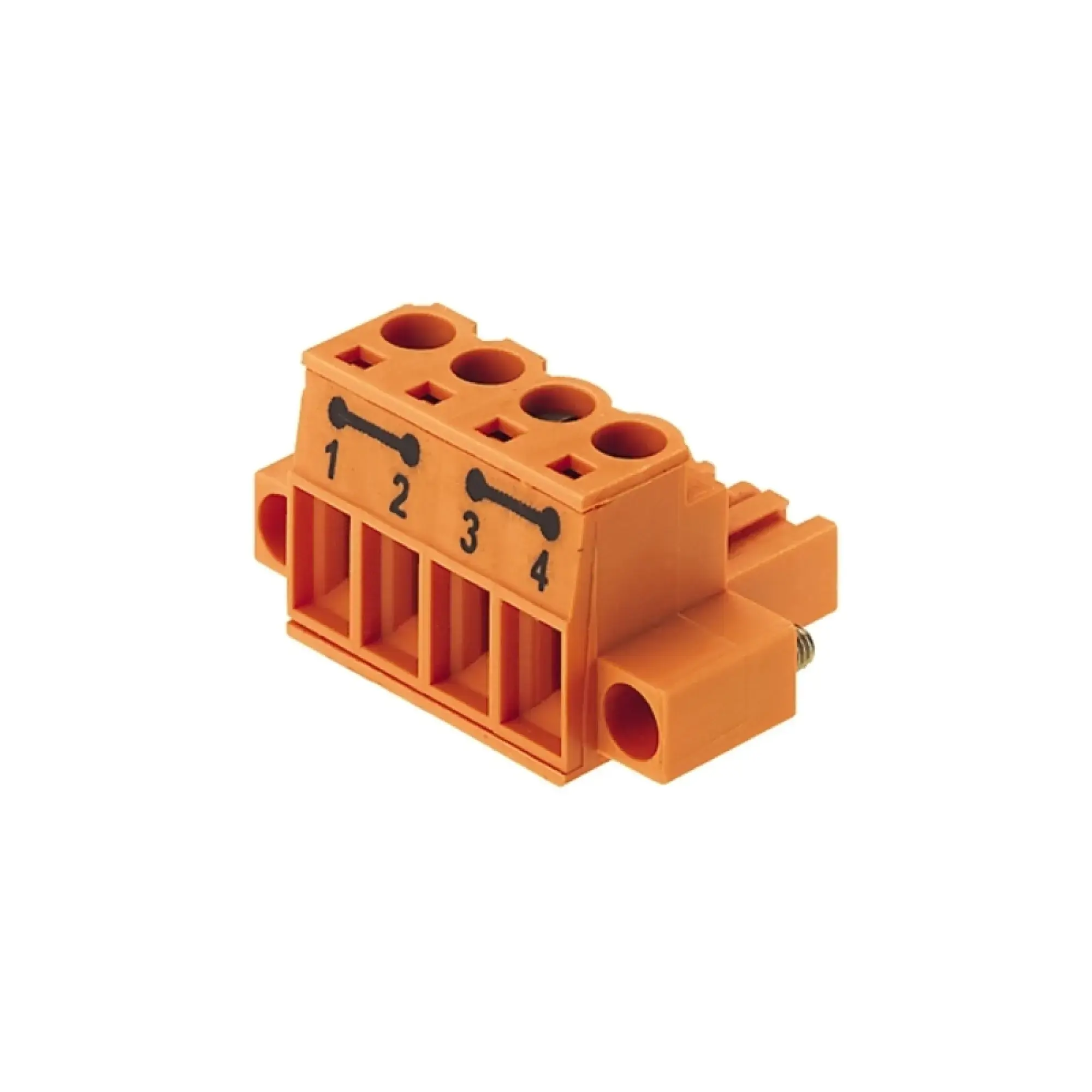 Weidmüller 1846870000 PCB connector (wire connection), 320 V, 17.5 A, Pitch in mm: 5.08, 4 mm², Number of poles: 4, Screw connection, Box BLZ 5.08/04/180FQV2 SN OR BX PRT (img_001) Weidmüller 1846870000 PCB connector (wire connection), 320 V, 17.5 A, Pitch in mm: 5.08, 4 mm², Number of poles: 4, Screw connection, Box BLZ 5.08/04/180FQV2 SN OR BX PRT (img_001)