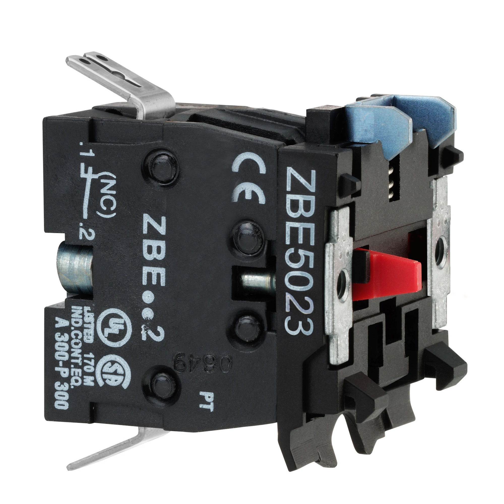 Schneider Electric ZBE5023 Auxiliary Contact Block 1NC, Simple for Front Element Ø22, Flat Connector (img_001) Schneider Electric ZBE5023 Auxiliary Contact Block 1NC, Simple for Front Element Ø22, Flat Connector (img_001)