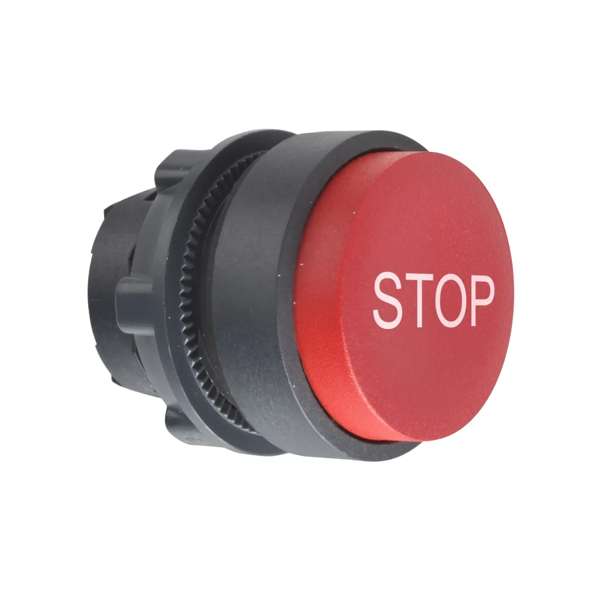 Schneider Electric ZB5AL434 Push button, front element, Harmony XB5, plastic, 22mm, red, protruding, labeled STOP, momentary (img_003)