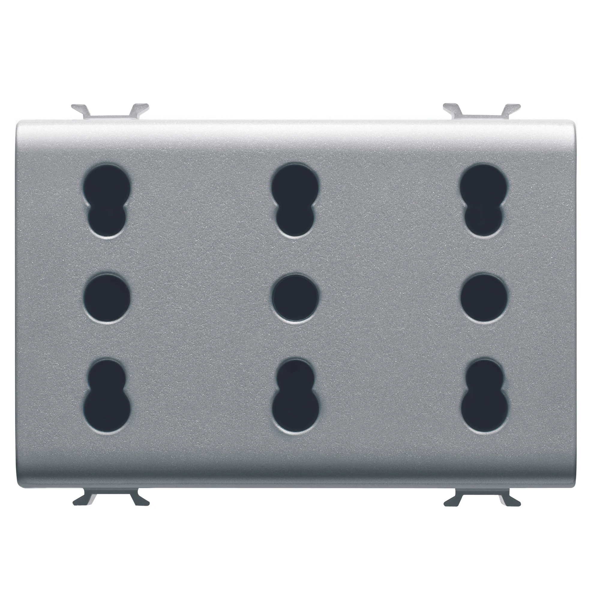 GEWISS GW14209 Steckdose dreifach 2P+PE 16A P17-11 2-P Italienischer Standard Titan (img_001) GEWISS GW14209 Steckdose dreifach 2P+PE 16A P17-11 2-P Italienischer Standard Titan (img_001)