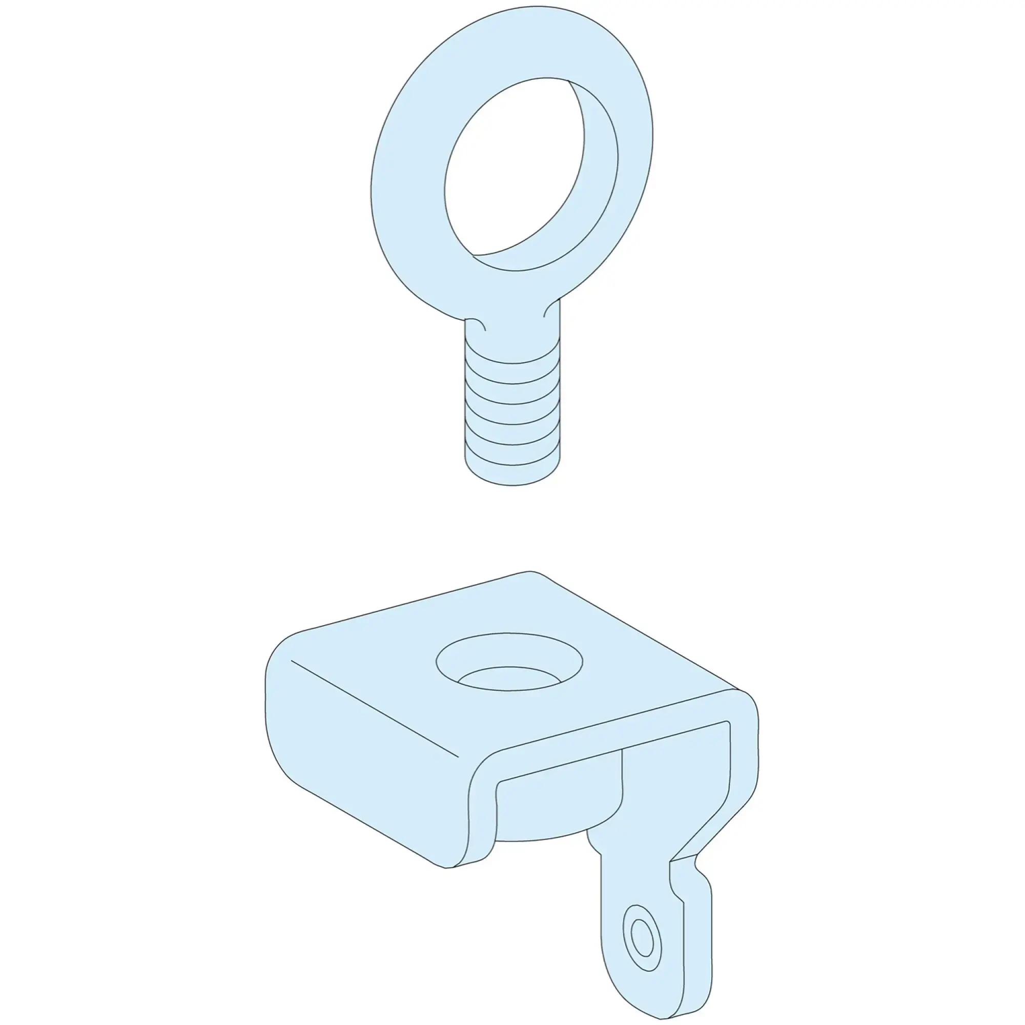 Schneider Electric LVS08700 PrismaSeT-P, Lifting Eye Bolts, for Switch Cabinet, (4 Pieces) (img_002)