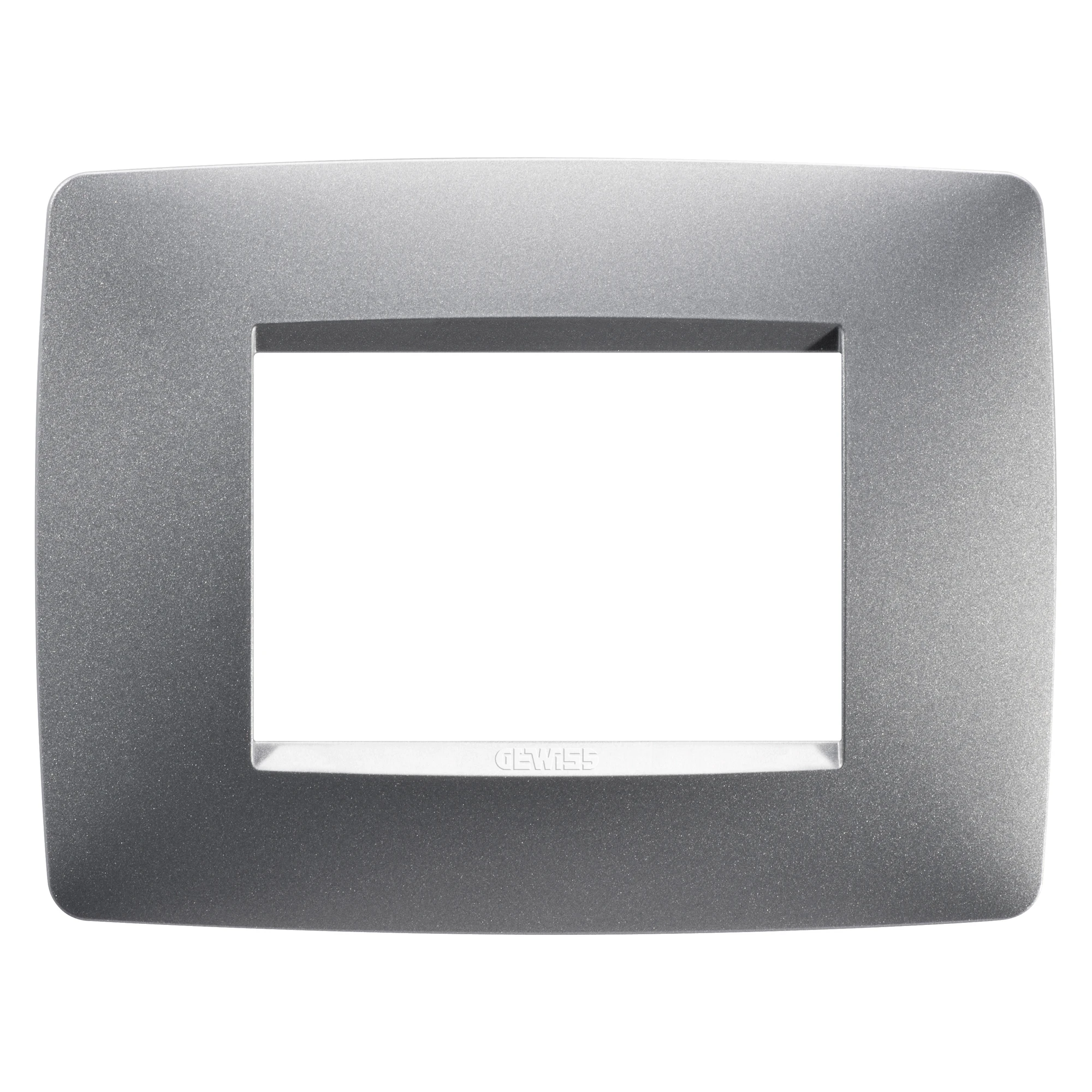 GEWISS GW16103VT ONE PLATE - IN PAINTED TECHNOPOLYMER - 3 MODULES - TITANIUM - CHORUSMART (img_001) GEWISS GW16103VT ONE PLATE - IN PAINTED TECHNOPOLYMER - 3 MODULES - TITANIUM - CHORUSMART (img_001)