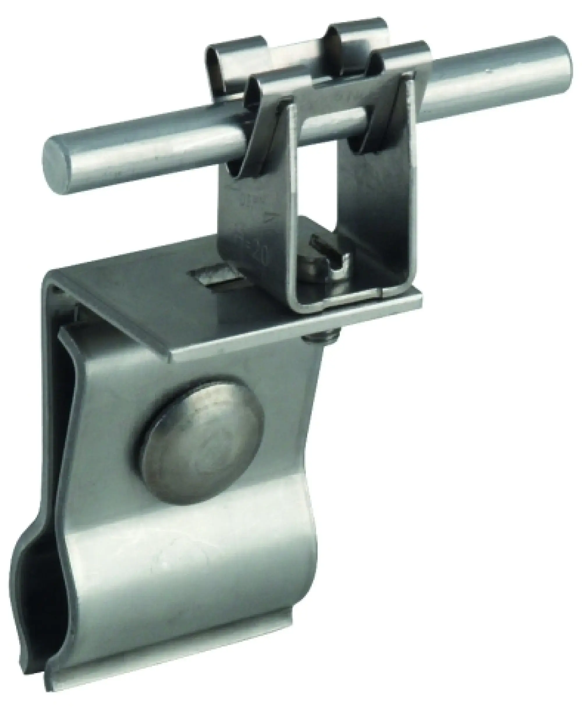 Dehn 223041 Roof conductor holder Al/StSt f. tin roofs bead Rd 20mm with DEHNgrip 8mm (img_003) Dehn 223041 Roof conductor holder Al/StSt f. tin roofs bead Rd 20mm with DEHNgrip 8mm (img_003)