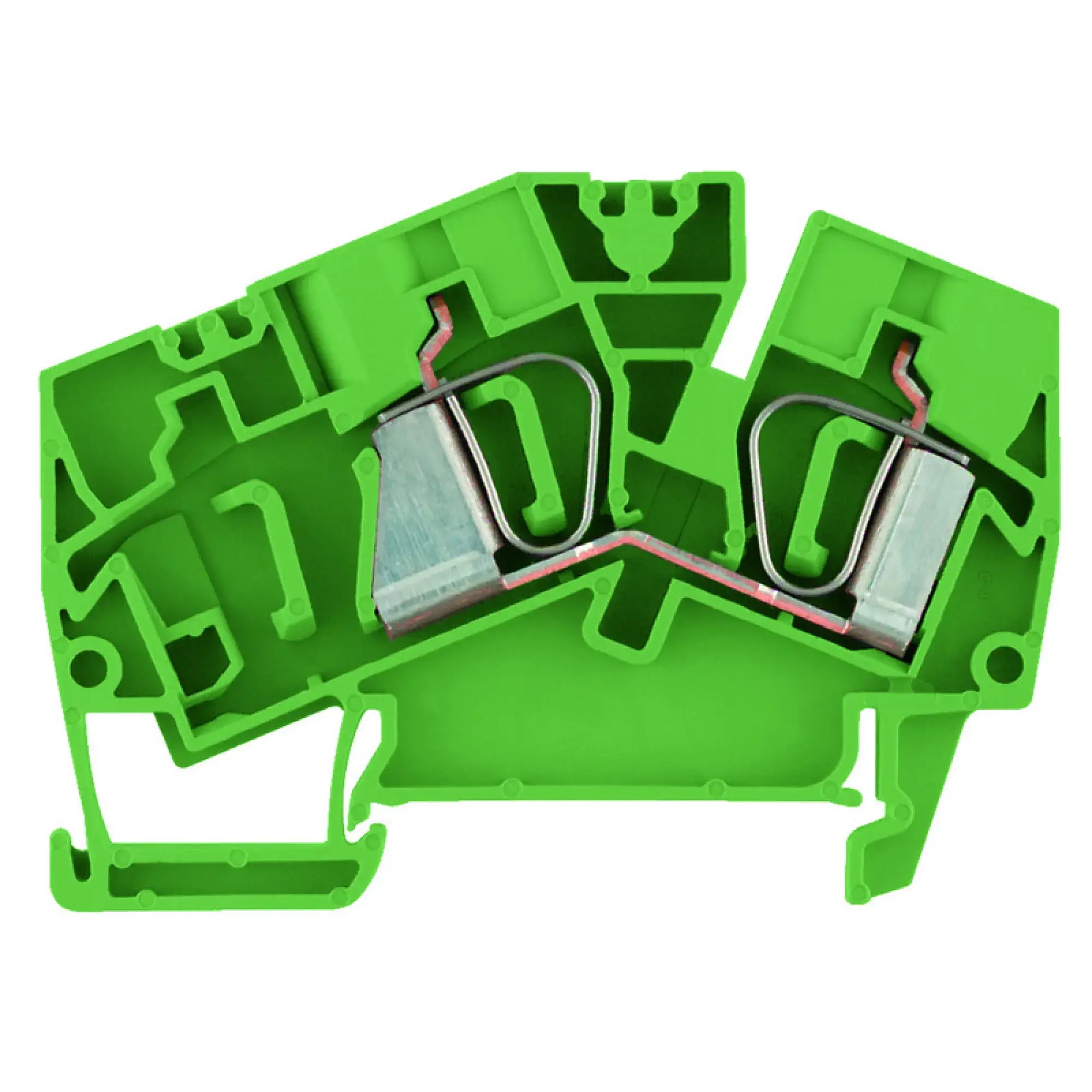 Weidmüller 2814080000 Feed-through terminal block, Tension-clamp connection, green, 6 mm², 41 A, 400 V, Number of connections: 2 (img_001) Weidmüller 2814080000 Feed-through terminal block, Tension-clamp connection, green, 6 mm², 41 A, 400 V, Number of connections: 2 (img_001)