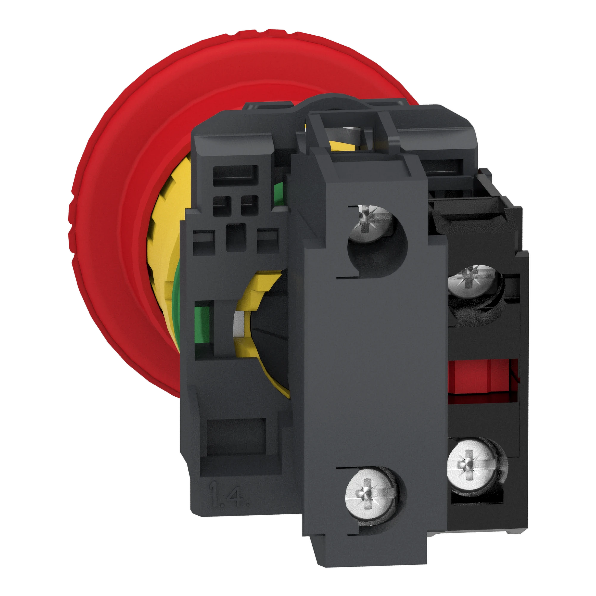 Schneider Electric XB5AS84462 Emergency Stop/Emergency Stop Switch, Harmony XB5, Plastic, Twist Release, 22mm, 1NC + 1NC + Monitoring Contact (img_004) Schneider Electric XB5AS84462 Emergency Stop/Emergency Stop Switch, Harmony XB5, Plastic, Twist Release, 22mm, 1NC + 1NC + Monitoring Contact (img_004)