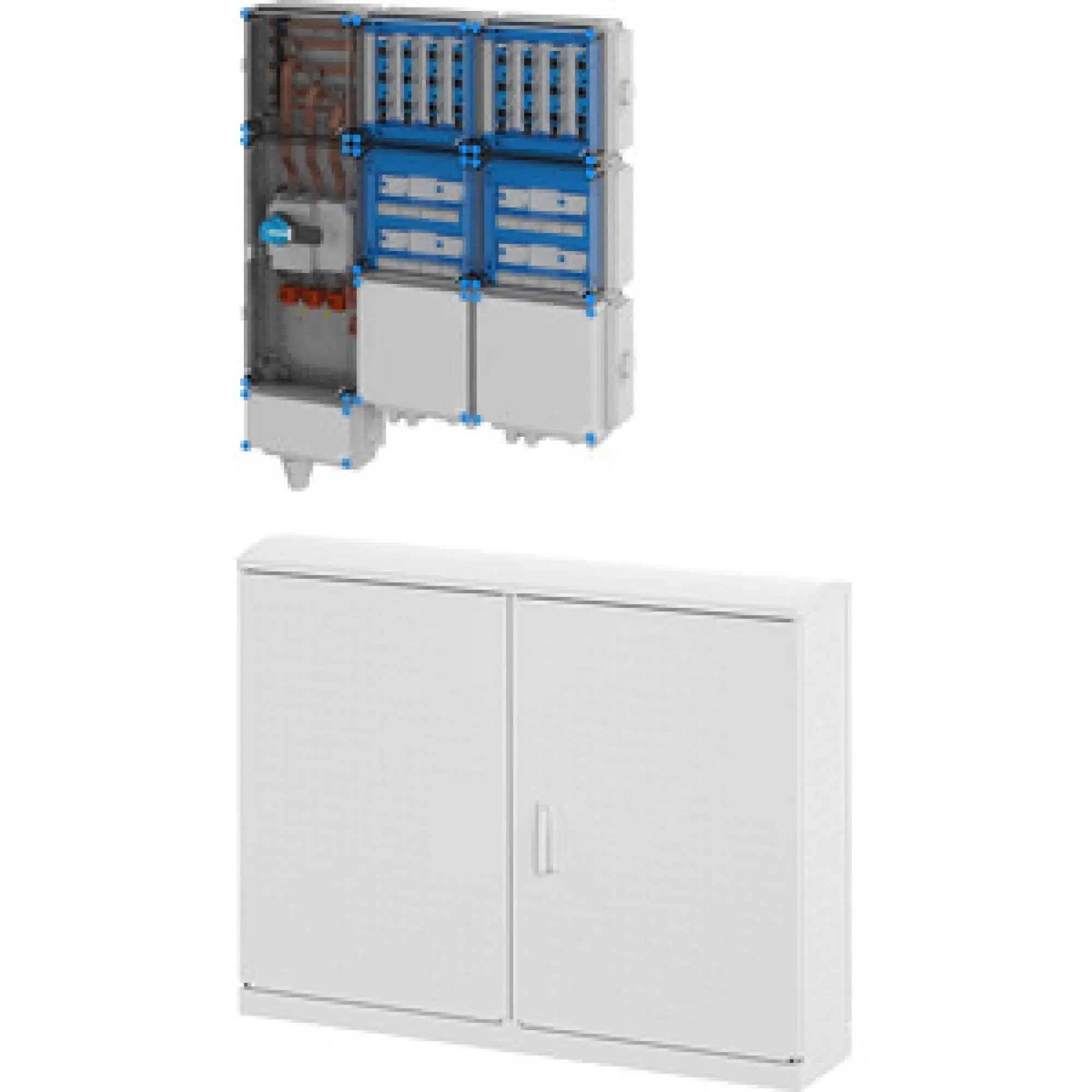 Hensel 65000156 Ladeverteiler für bis zu 8 Ladepunkte à 22kW Mi EV 22kW 8110 (img_001)