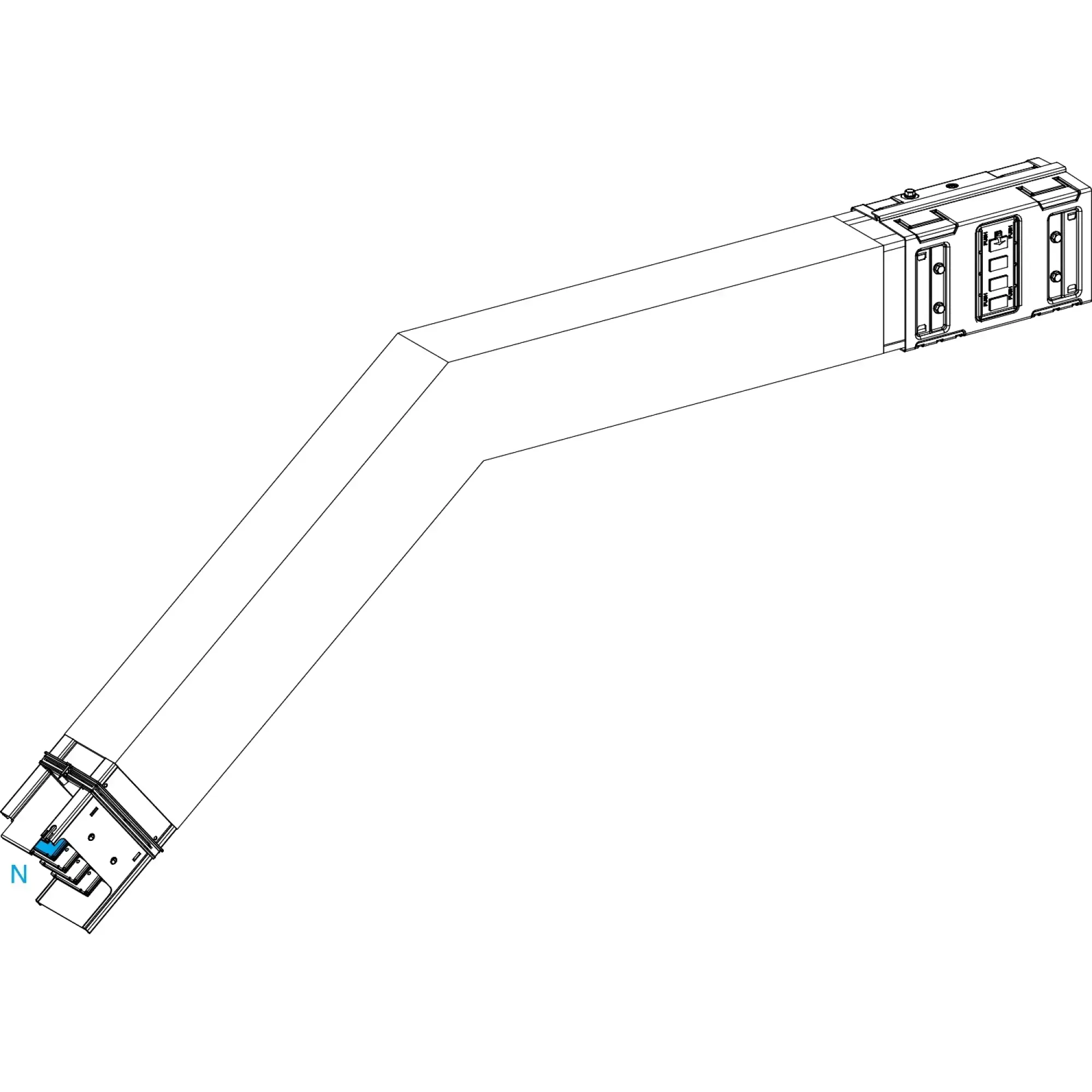Schneider Electric KSA630DLF43B KSA Angular Element, 630A, flat PE external, selectable length, angle ≠ 90° (img_002) Schneider Electric KSA630DLF43B KSA Angular Element, 630A, flat PE external, selectable length, angle ≠ 90° (img_002)