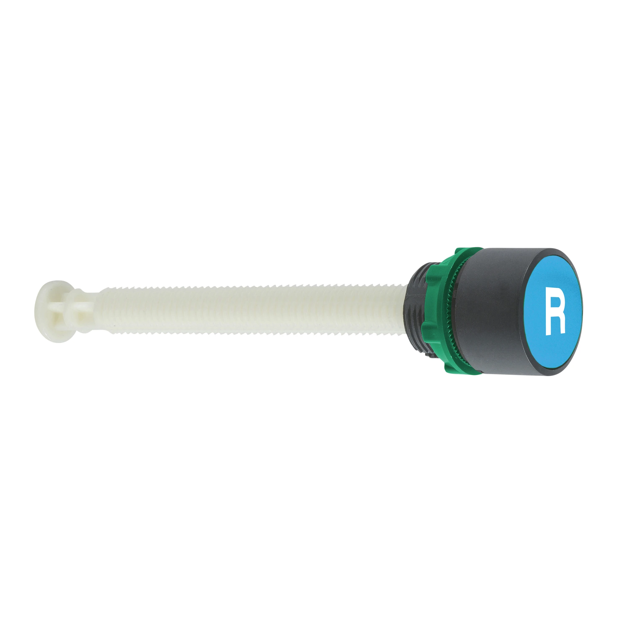 Schneider Electric XB5AA86102 Manual overload reset button, Harmony XB5, plastic, blue, marked R, momentary, 22mm, 17-120mm length (img_001) Schneider Electric XB5AA86102 Manual overload reset button, Harmony XB5, plastic, blue, marked R, momentary, 22mm, 17-120mm length (img_001)