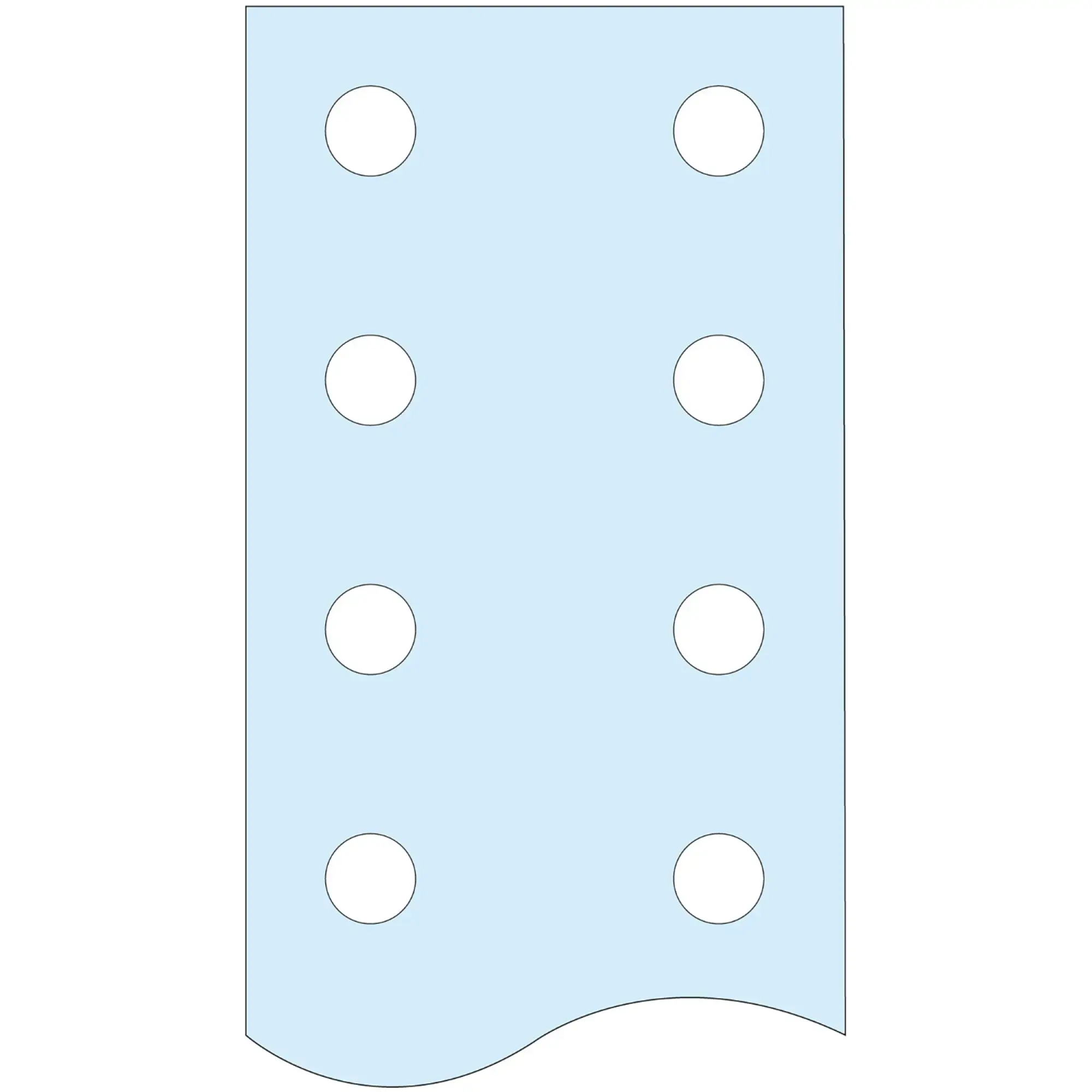 Schneider Electric LVS04512 PrismaSeT-P, Linergy TB, Grounding Strip, Punched, 25x5mm, Length=1675mm (img_002)