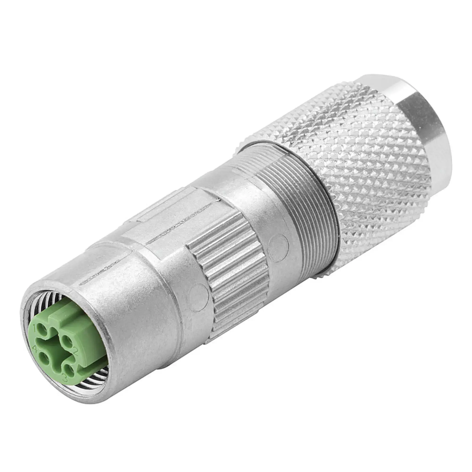 Weidmüller 2812410000 Round plug (field customisable), M12, D-coded, Insulation displacement connection, Number of poles: 4, IP67, Shield connection: Yes (img_001)