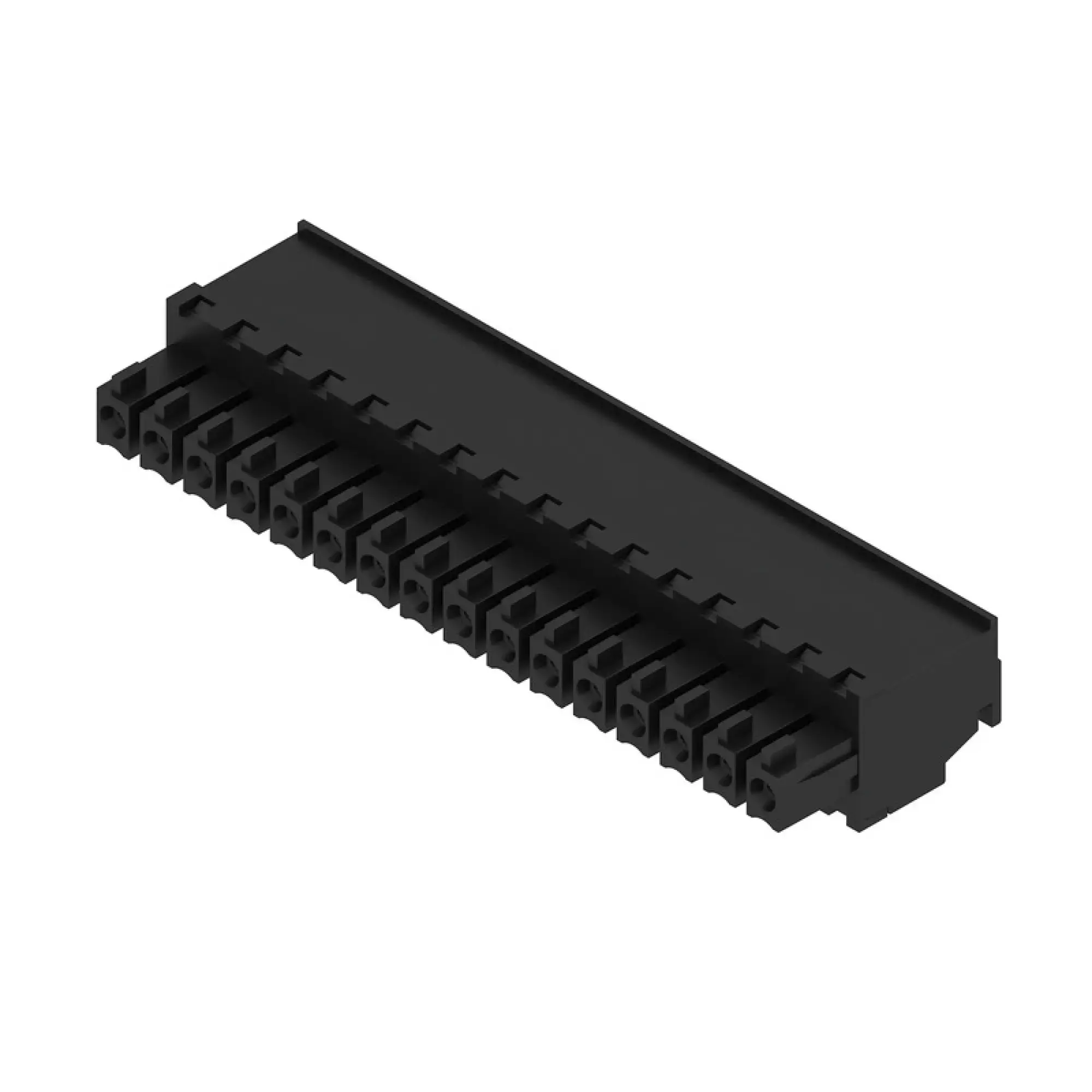 Weidmüller 1799000000 PCB connector (wire connection), 160 V, 17.5 A, Pitch in mm: 3.81, 1.5 mm², Number of poles: 16, Clamping yoke connection, Box (img_001) Weidmüller 1799000000 PCB connector (wire connection), 160 V, 17.5 A, Pitch in mm: 3.81, 1.5 mm², Number of poles: 16, Clamping yoke connection, Box (img_001)