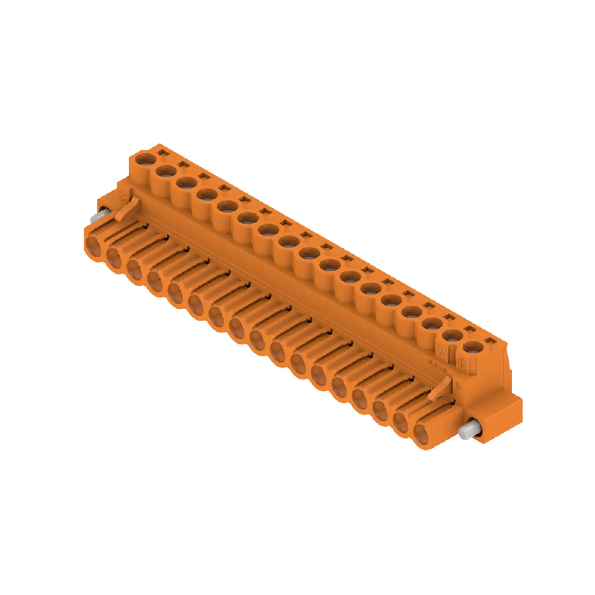 Weidmüller 1944240000 PCB connector (wire connection), 320 V, 23 A, Pitch in mm: 5.08, 4 mm², Number of poles: 17, Clamping yoke connection, Box (img_001)