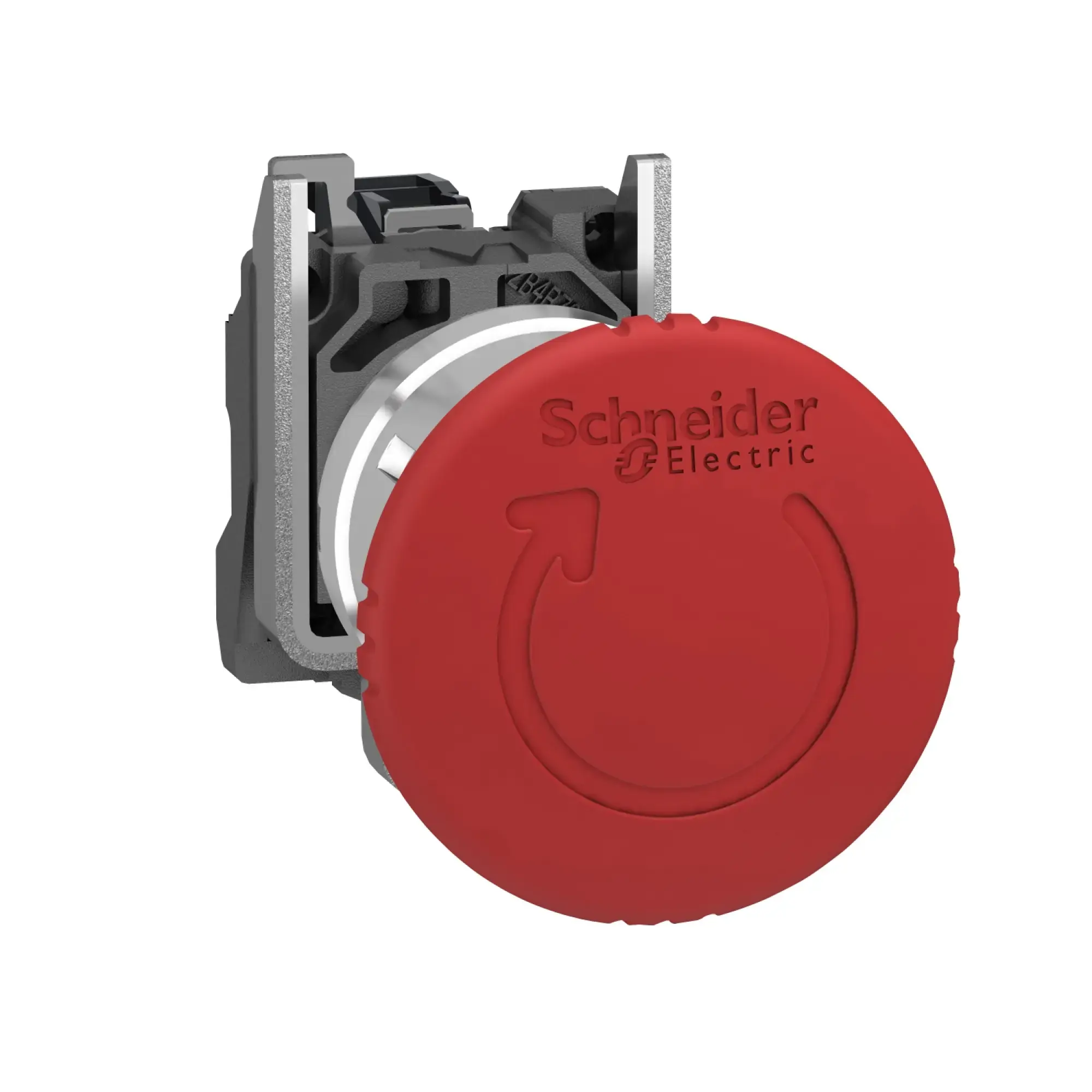 Schneider Electric XB4BS8446 Emergency Stop/Emergency Stop Switch, Harmony XB4, Metal, 22mm, Red, Mushroom 40mm, Twist Release, 1NC with Monitoring Contact (img_009)