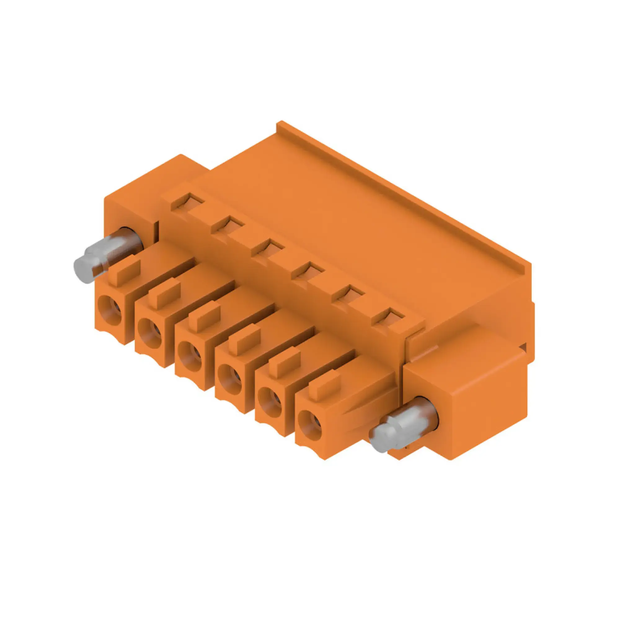 Weidmüller 1940500000 PCB connector (wire connection), 160 V, 17.5 A, Pitch in mm: 3.81, 1.5 mm², Number of poles: 6, Clamping yoke connection, Box (img_001)