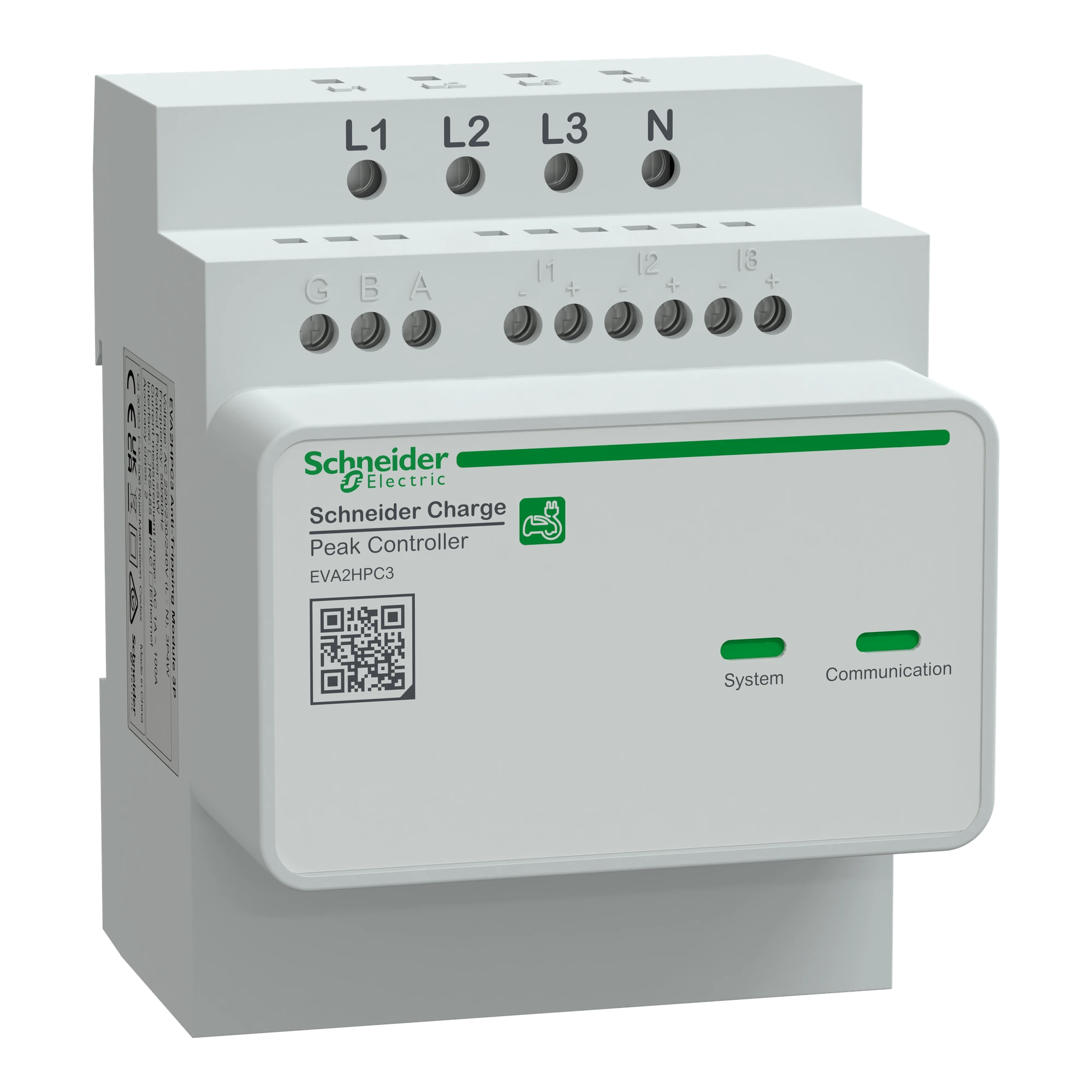 Schneider Electric EVA2HPC3 Schneider Charge Peak Controller, Anti-Auslöse-Modul, Überlastschutz, 3-phasig, PLC, Pairing mit 1 Wallbox (img_001) Schneider Electric EVA2HPC3 Schneider Charge Peak Controller, Anti-Auslöse-Modul, Überlastschutz, 3-phasig, PLC, Pairing mit 1 Wallbox (img_001)
