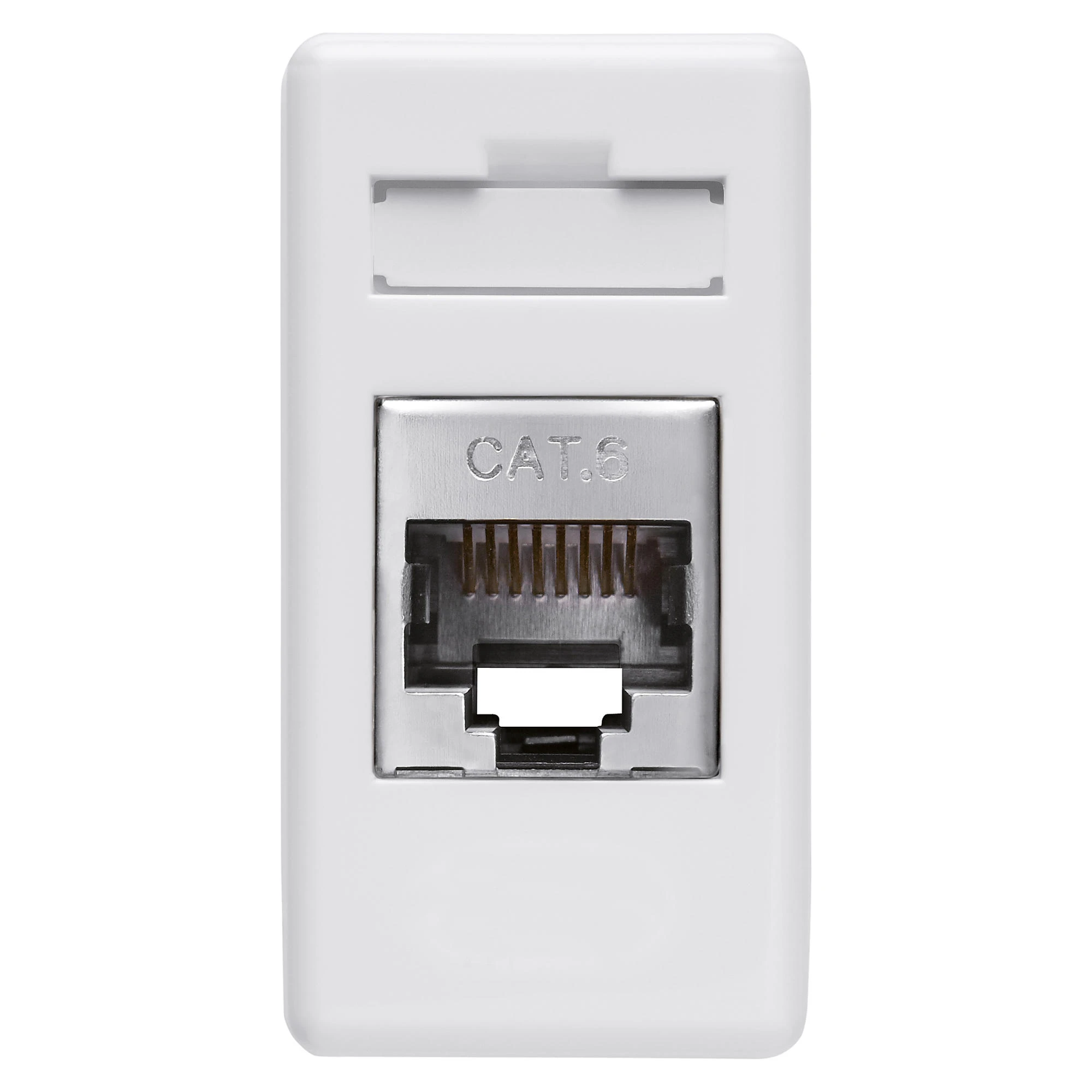 GEWISS GW20686 RJ45 CONNECTOR - 4 PAIR - CATEGORY 6 - FTP - TOOLLESS - 1 MODULE - SYSTEM WHITE (img_001) GEWISS GW20686 RJ45 CONNECTOR - 4 PAIR - CATEGORY 6 - FTP - TOOLLESS - 1 MODULE - SYSTEM WHITE (img_001)