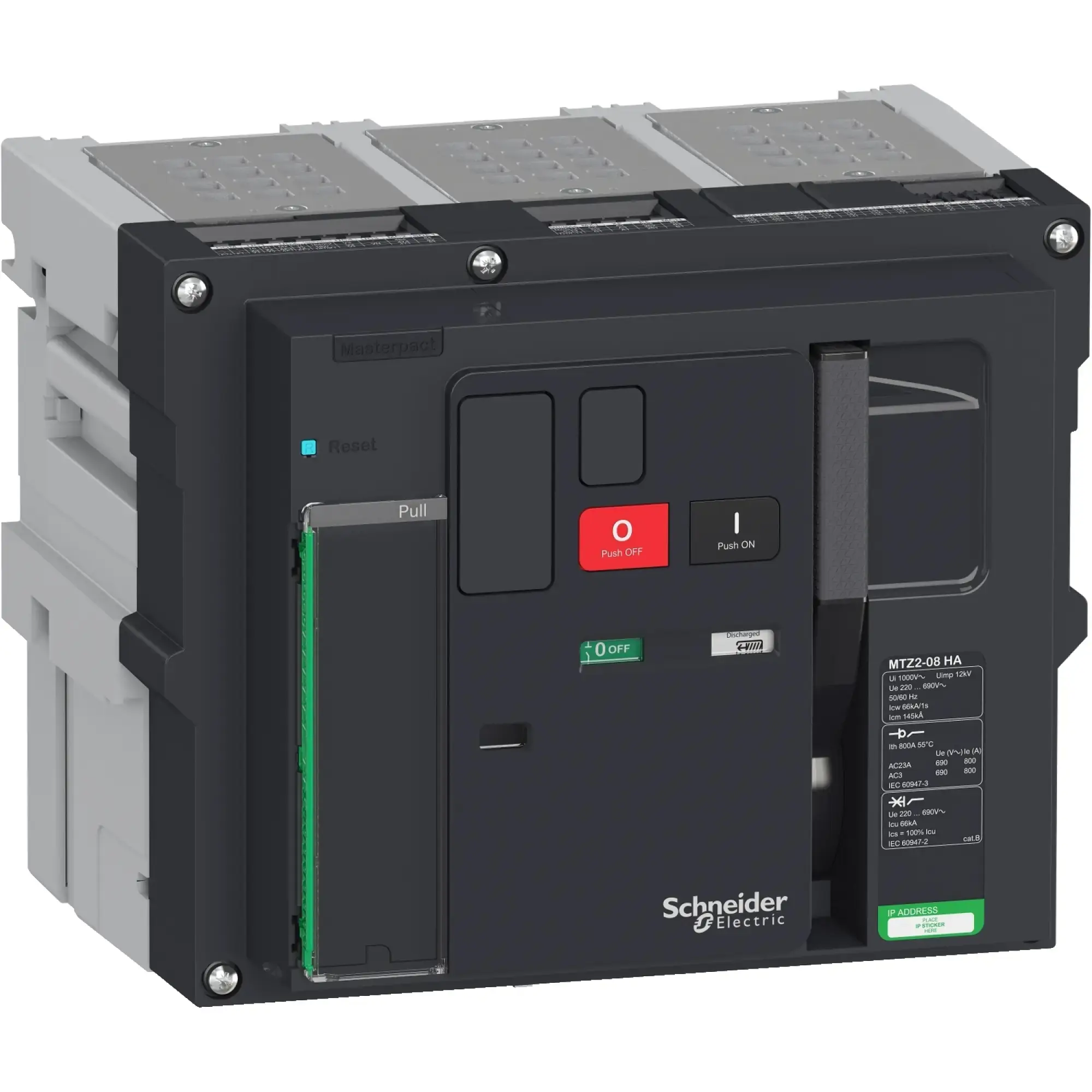 Schneider Electric LV848235 MasterPact MTZ2 800A HA Icm=145kA/690V 3P Basic Switch Insert (img_002)